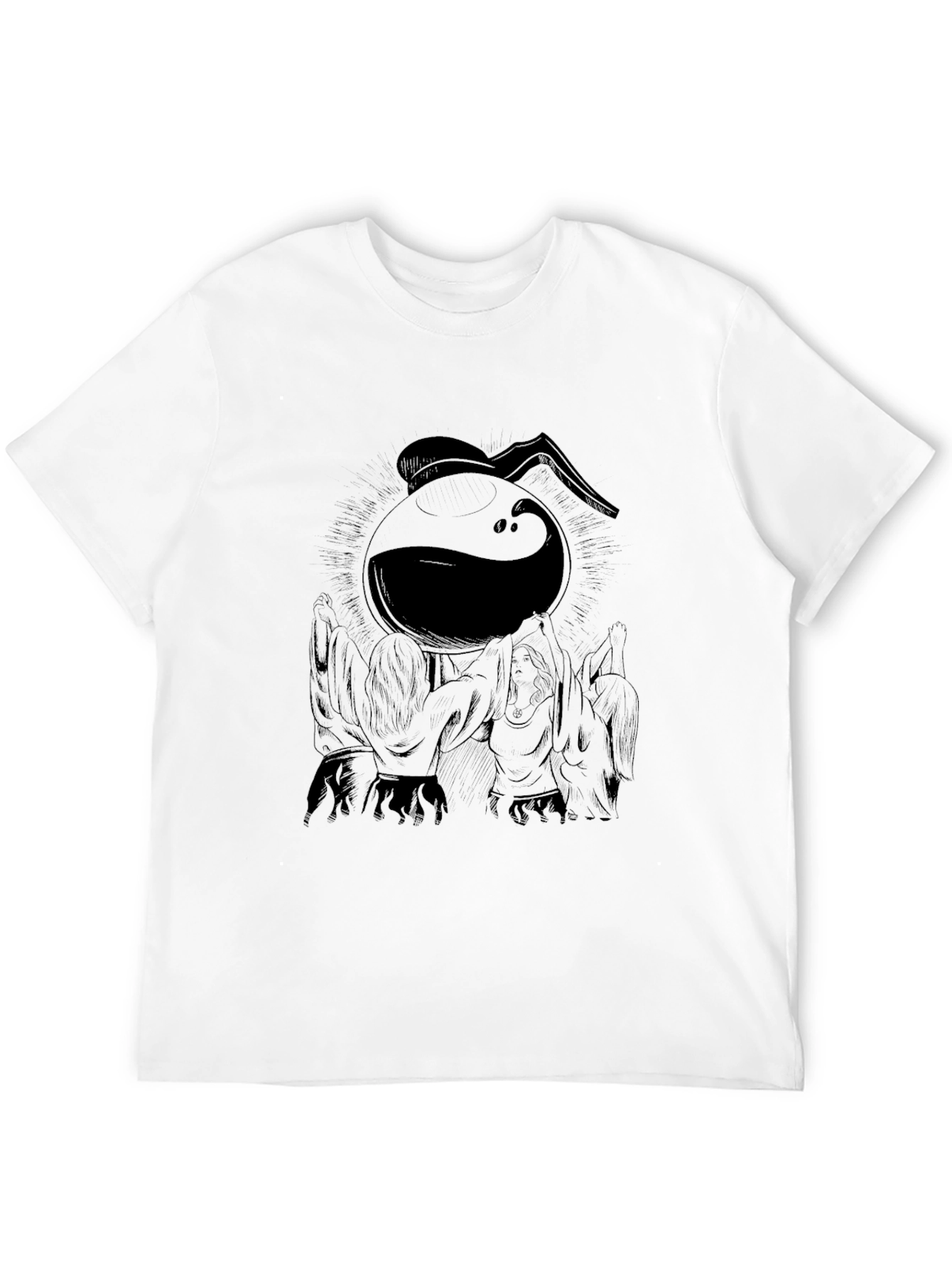 Black Coffee Maker Graphic Tee - Unique Design