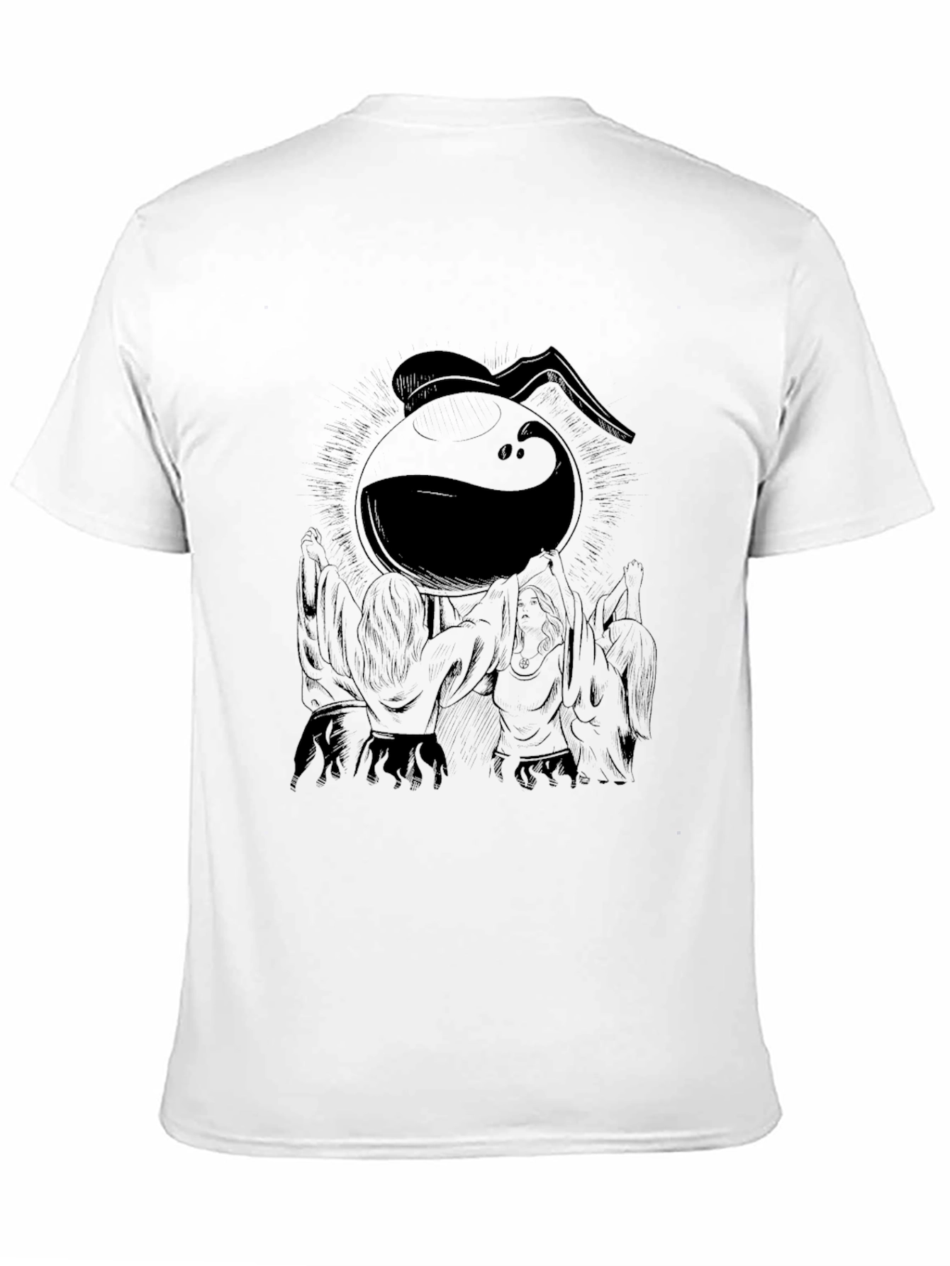 Black Coffee Maker Graphic Tee - Unique Design