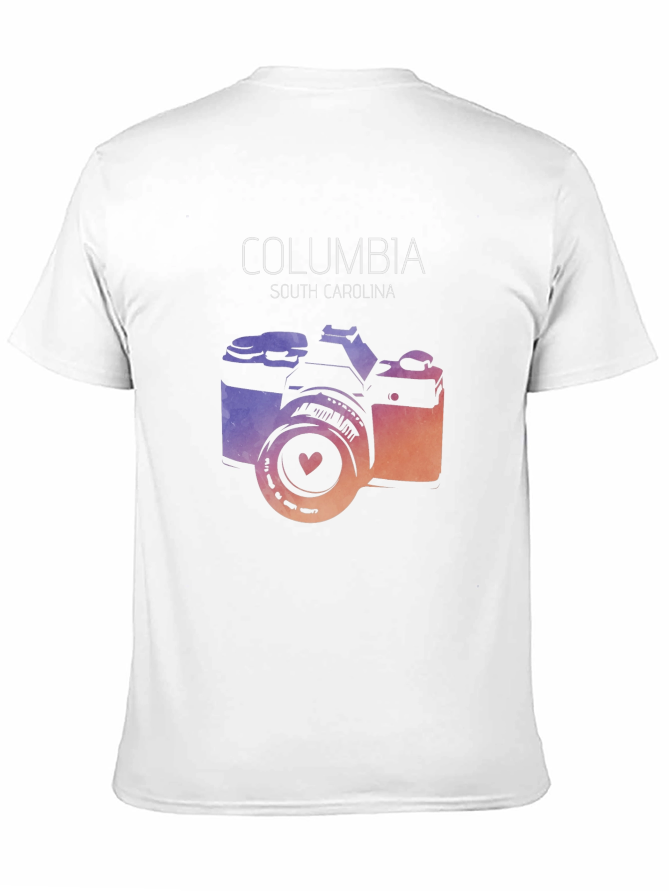 Columbia South Carolina Camera Graphic Tee