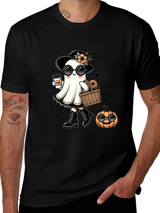 Ghostly Halloween Tee - Cute Spooky Season