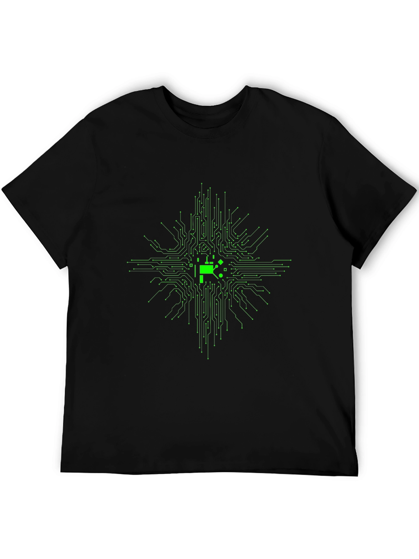 Circuit Board Graphic Tee - Cool Tech T-Shirt