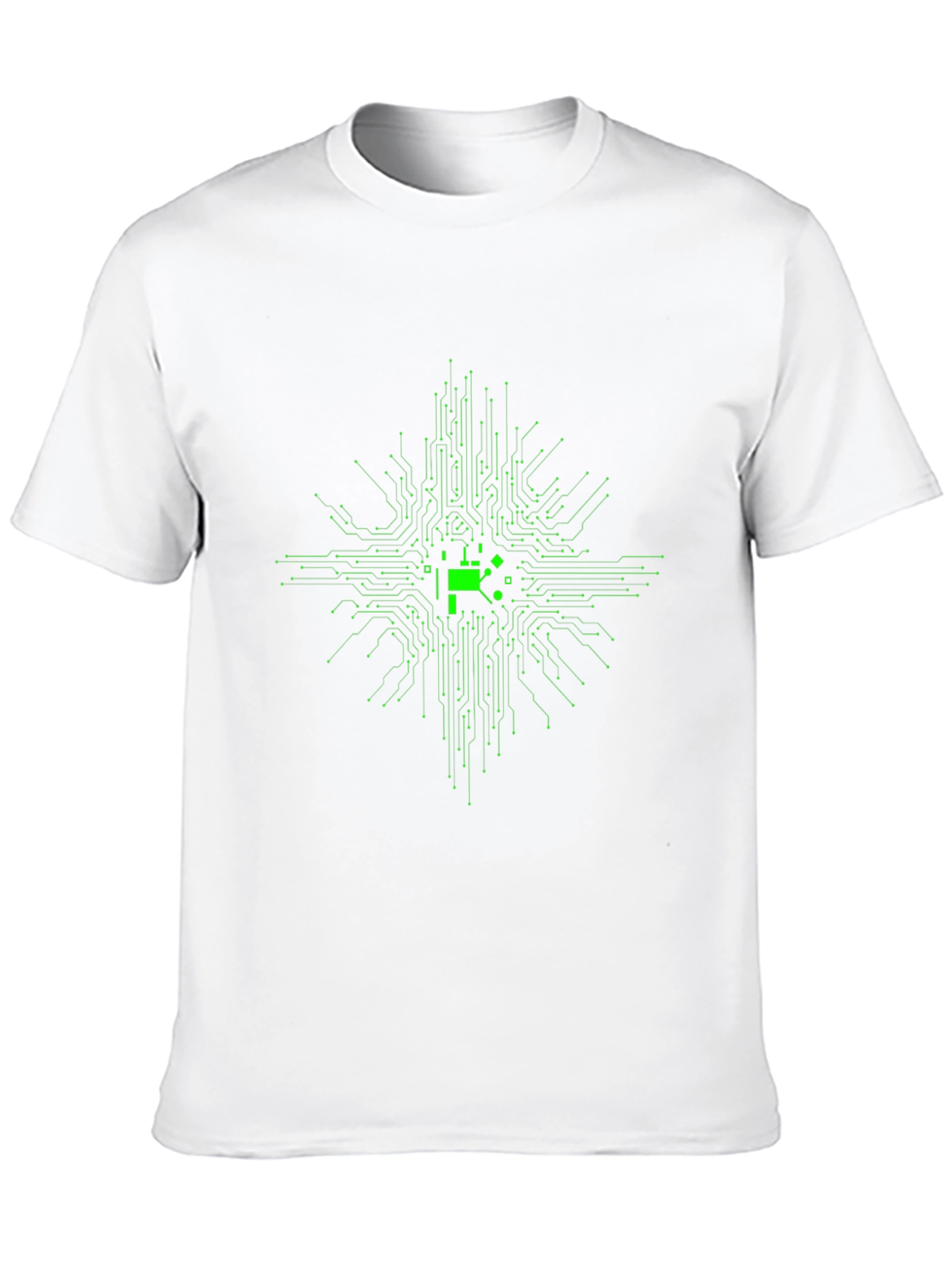Circuit Board Graphic Tee - Cool Tech T-Shirt