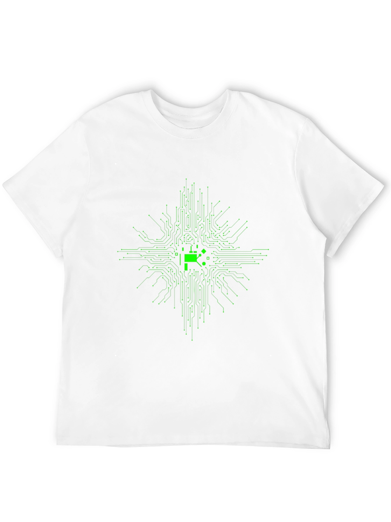 Circuit Board Graphic Tee - Cool Tech T-Shirt