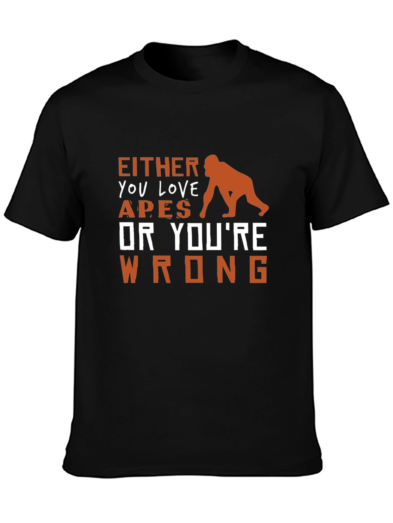 Apes Love Graphic Tee - Funny Primate Lover T-Shirt