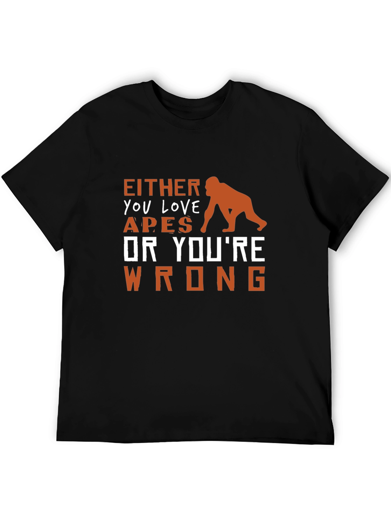 Apes Love Graphic Tee - Funny Primate Lover T-Shirt