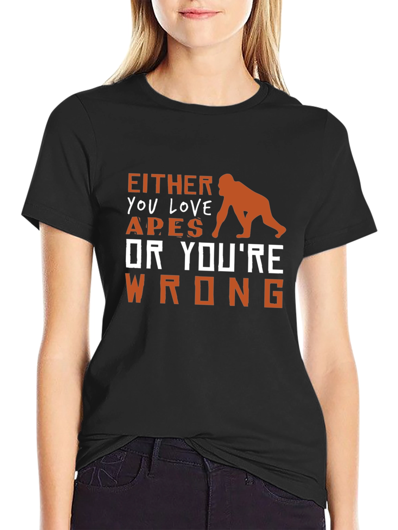 Apes Love Graphic Tee - Funny Primate Lover T-Shirt