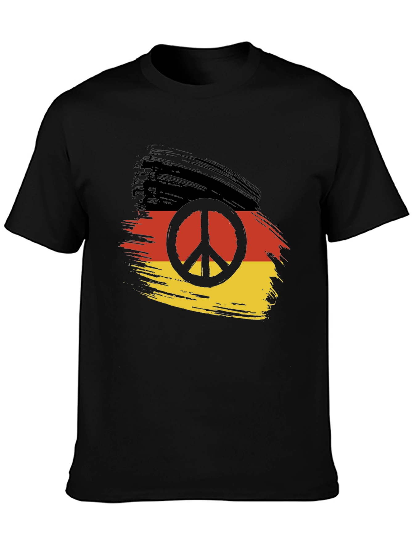 Germany Flag Peace Sign T-Shirt