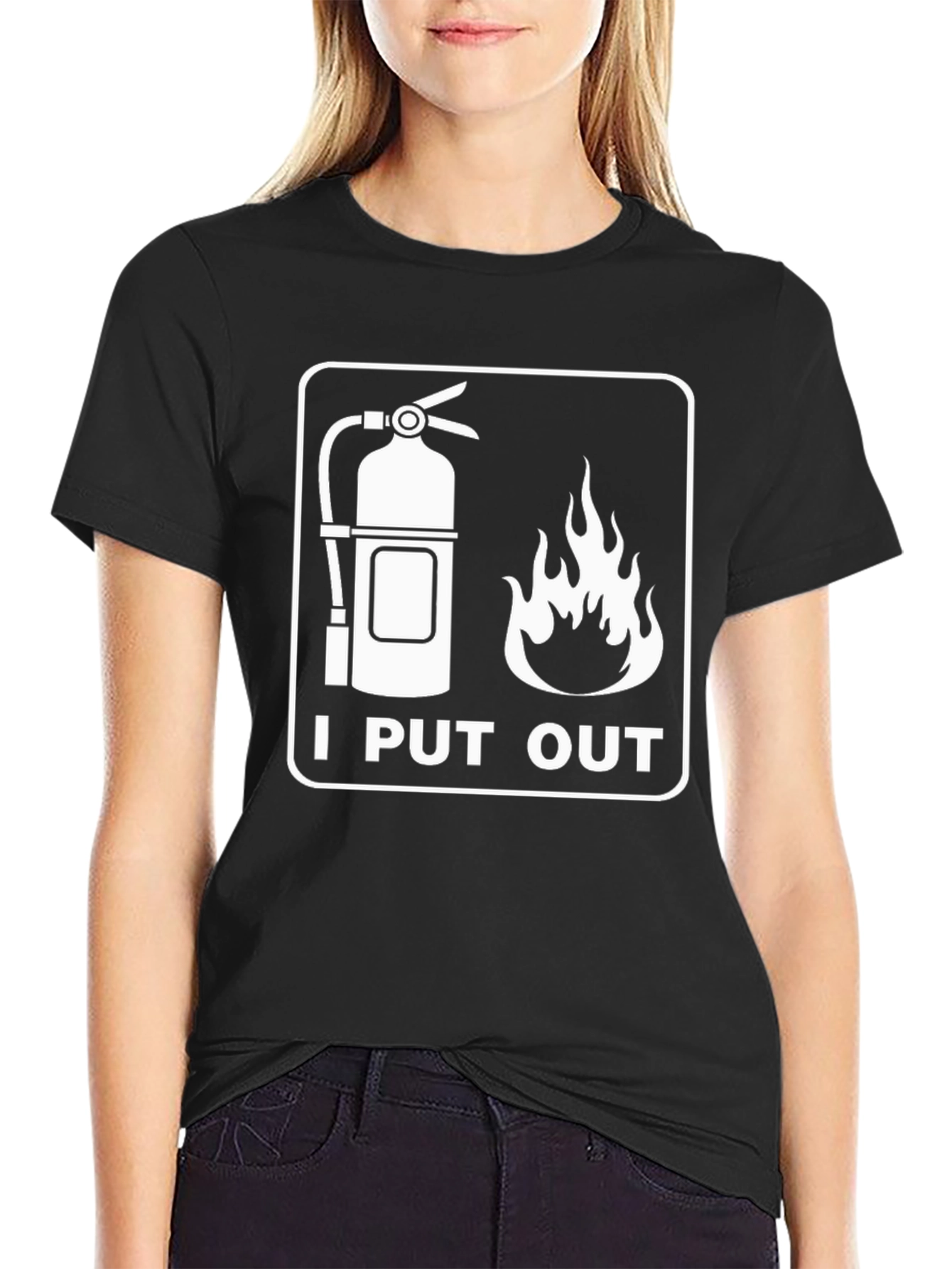 I Put Out T-Shirt Funny Fire Extinguisher Tee