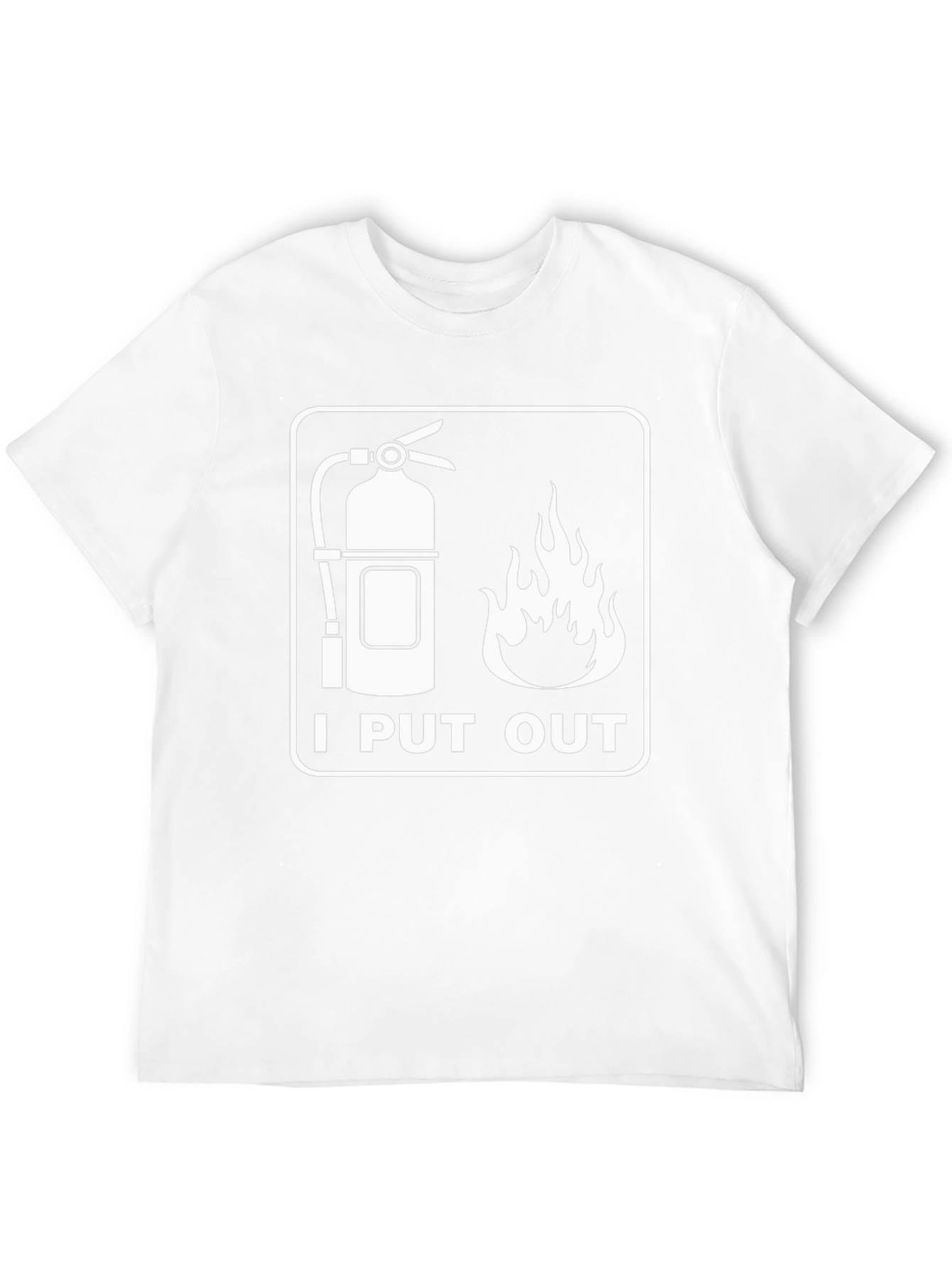 I Put Out T-Shirt Funny Fire Extinguisher Tee