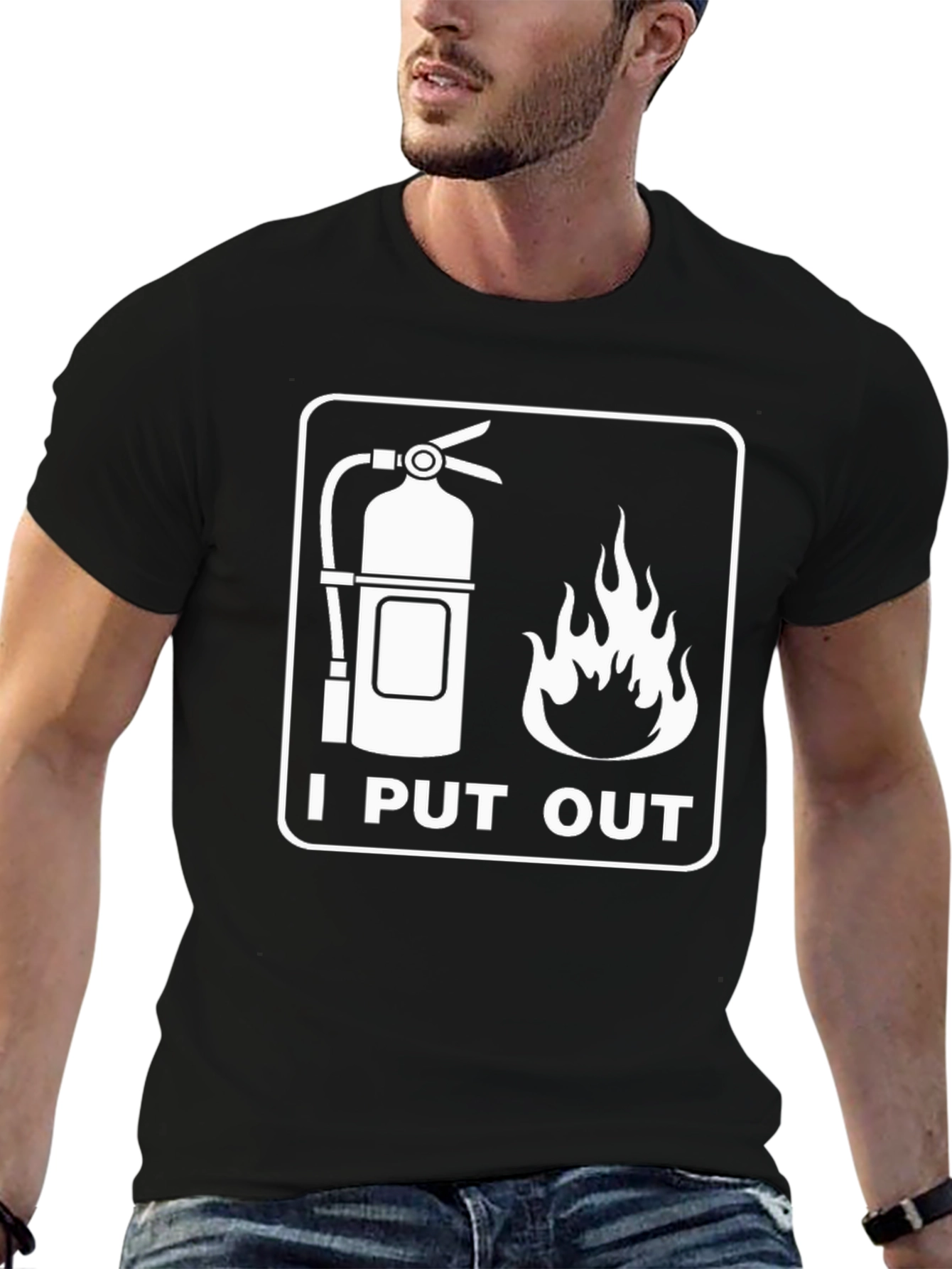 I Put Out T-Shirt Funny Fire Extinguisher Tee
