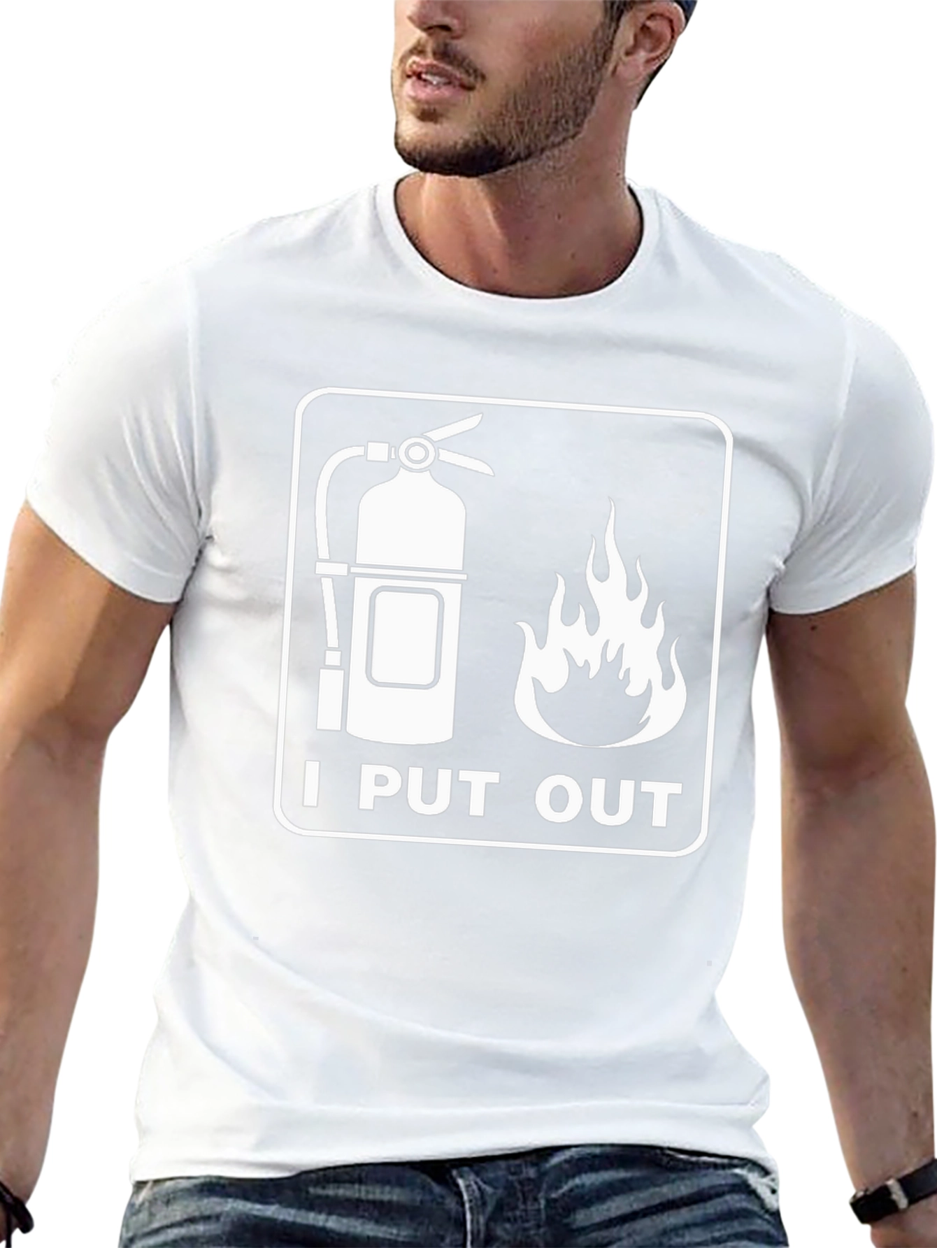 I Put Out T-Shirt Funny Fire Extinguisher Tee