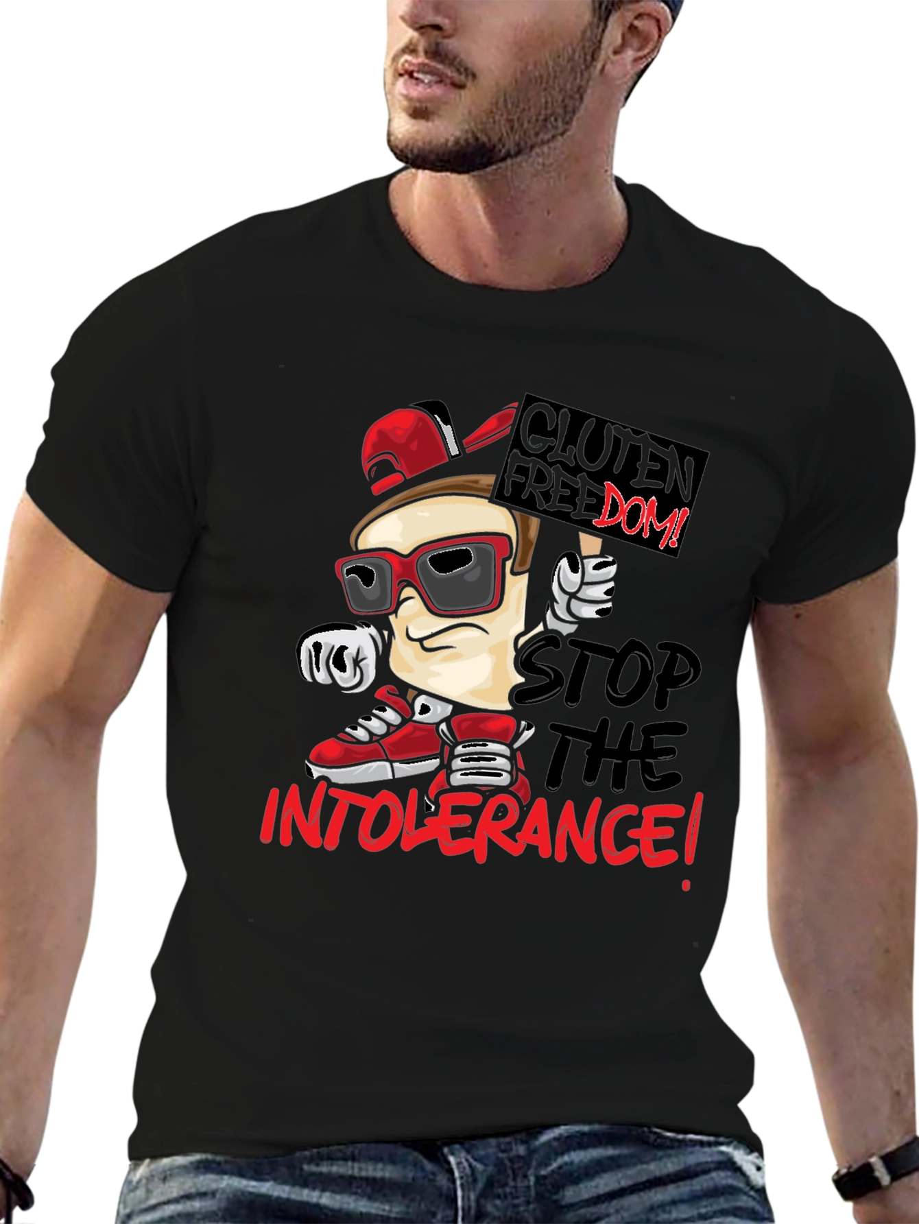 Gluten Freedom T-Shirt - Stop the Intolerance!