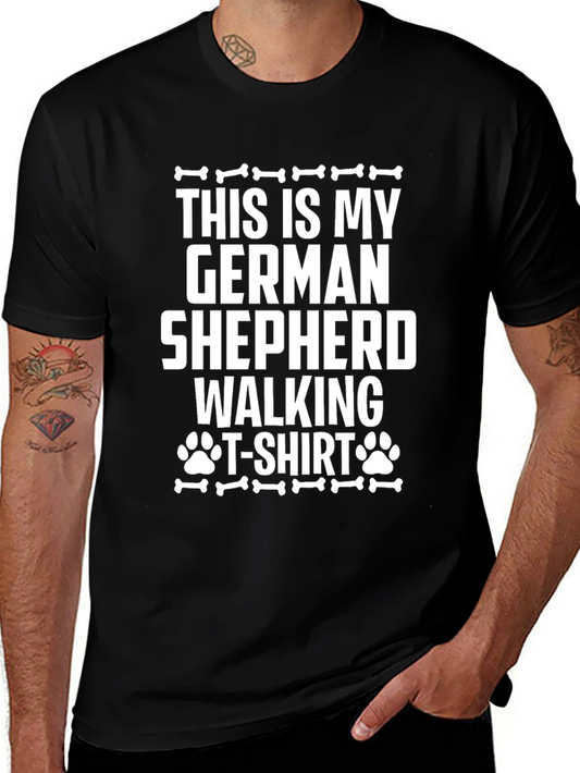 German Shepherd Walking T-Shirt