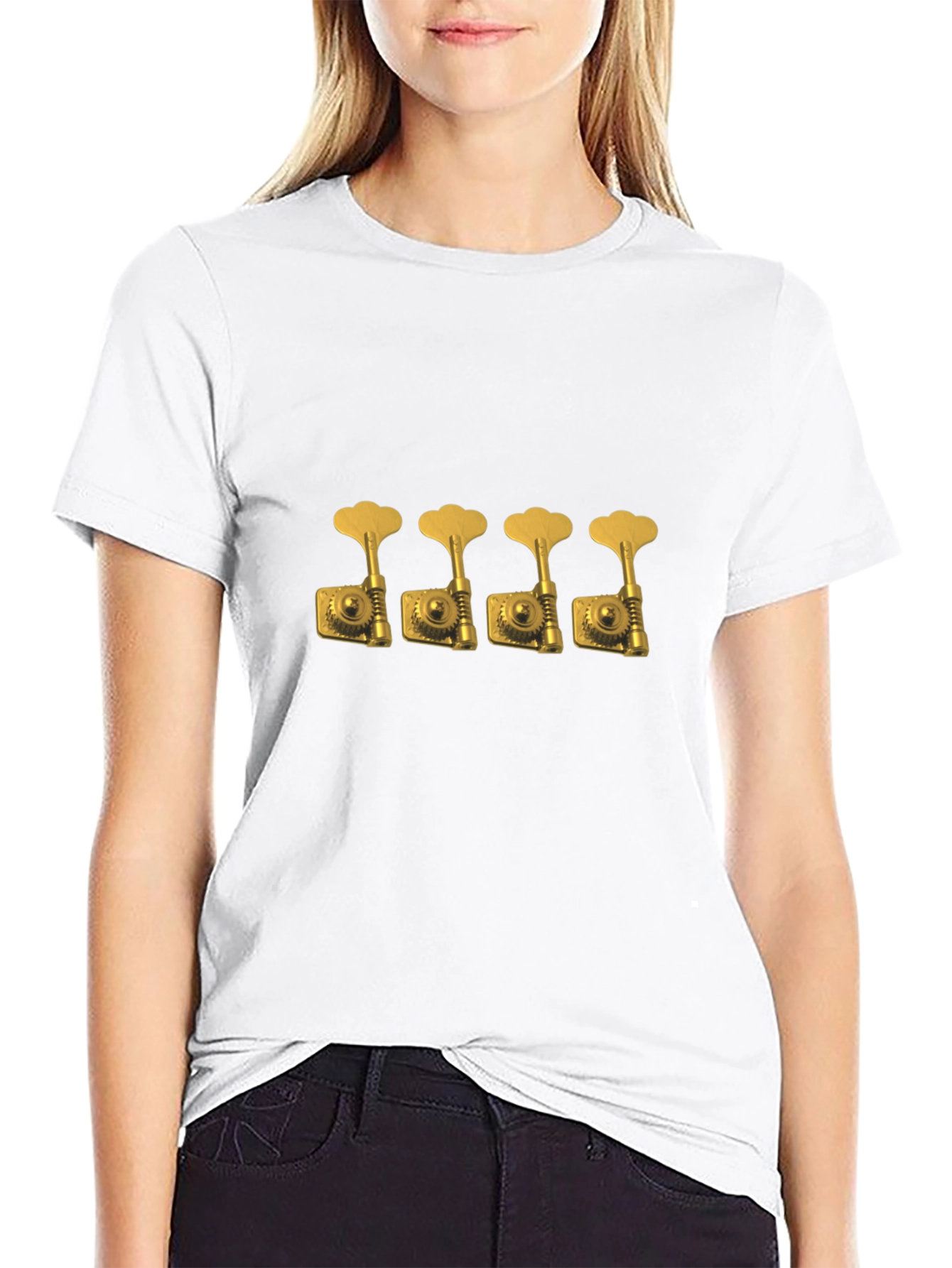 Bass Guitar Tuners T-Shirt - Musician Graphic Tee