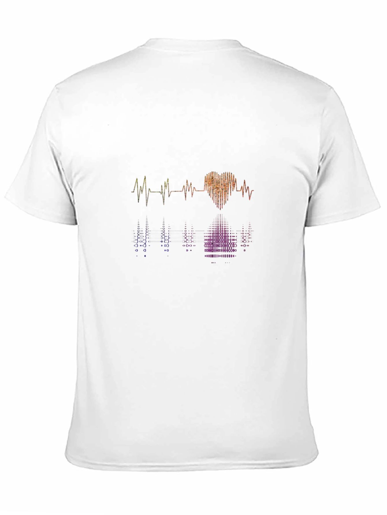 Heartbeat Graphic Tee - Stylish Black Cotton T-Shirt