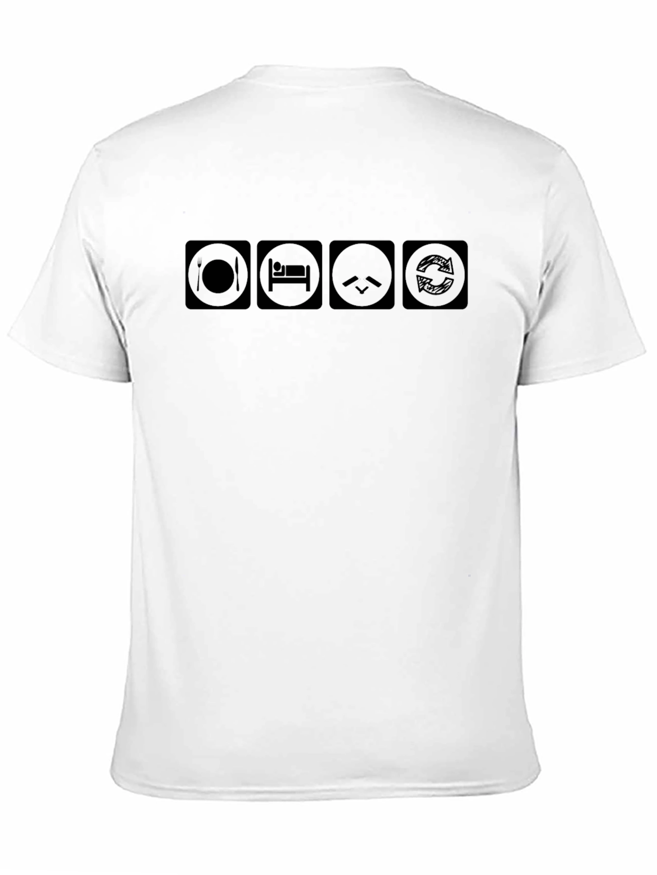 Eat Sleep Code Repeat Black T-Shirt