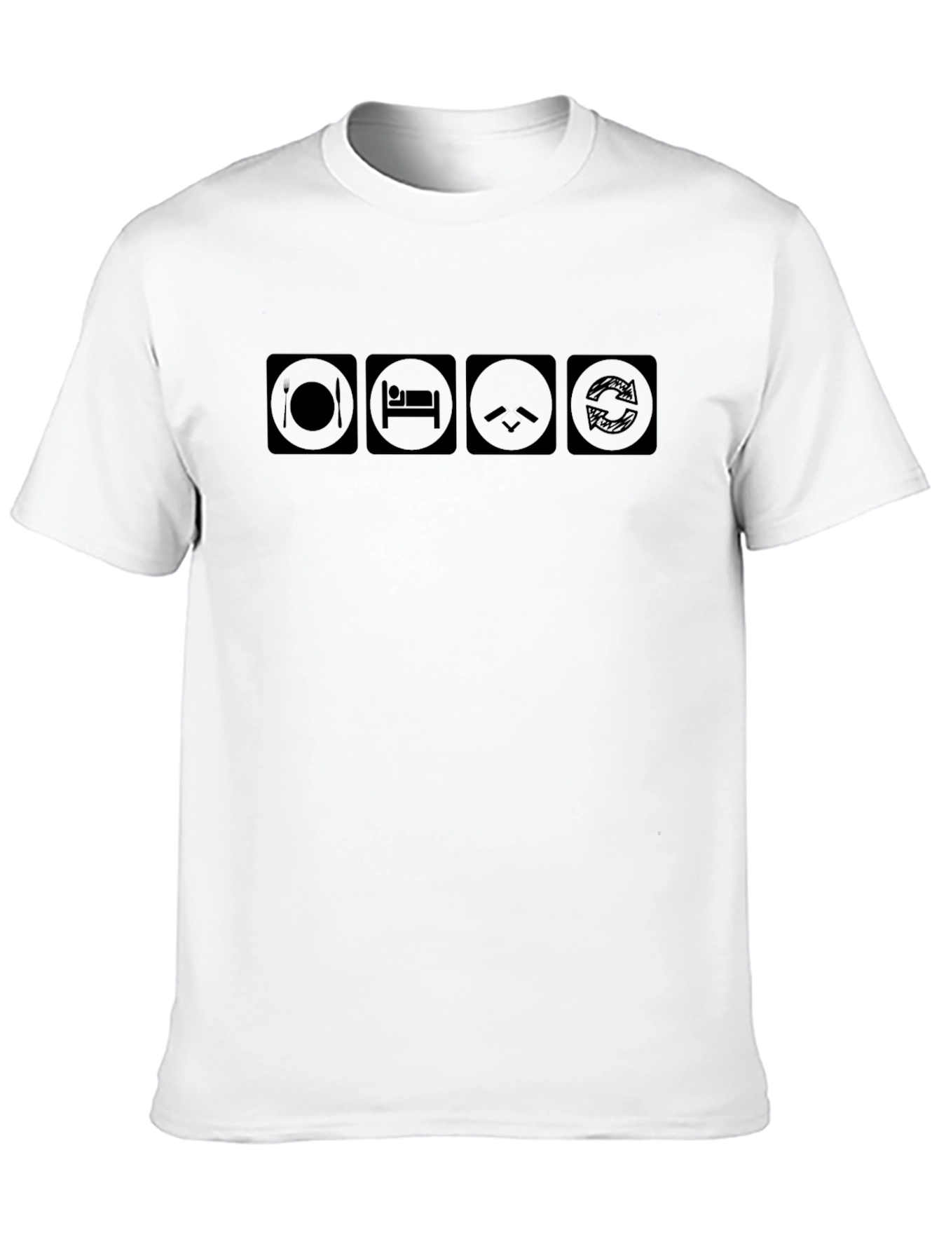 Eat Sleep Code Repeat Black T-Shirt