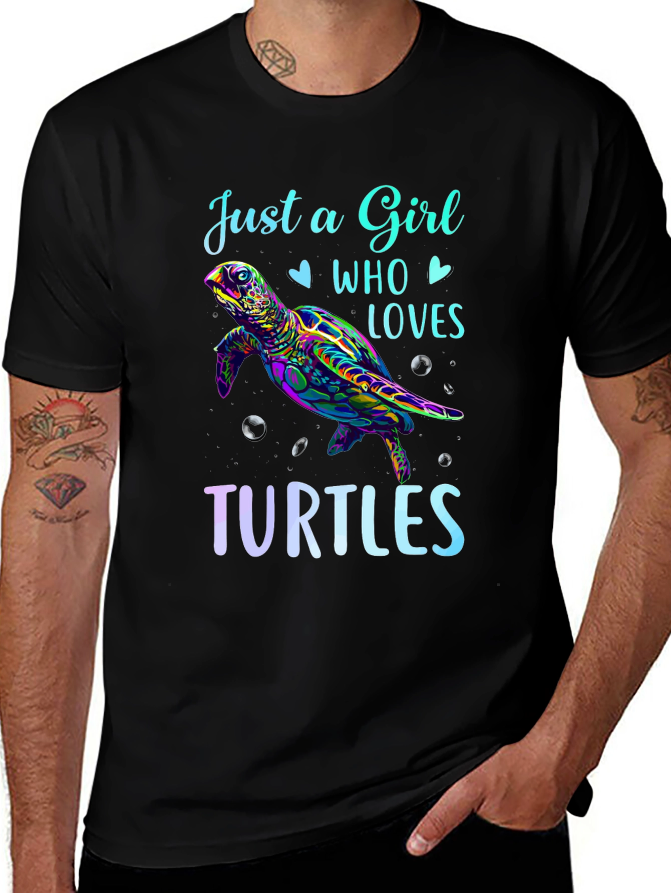 Just a Girl Who Loves Turtles T-Shirt