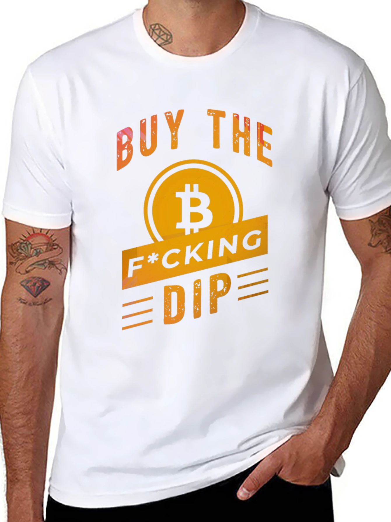 Bitcoin Crypto T-Shirt - Buy the Dip!