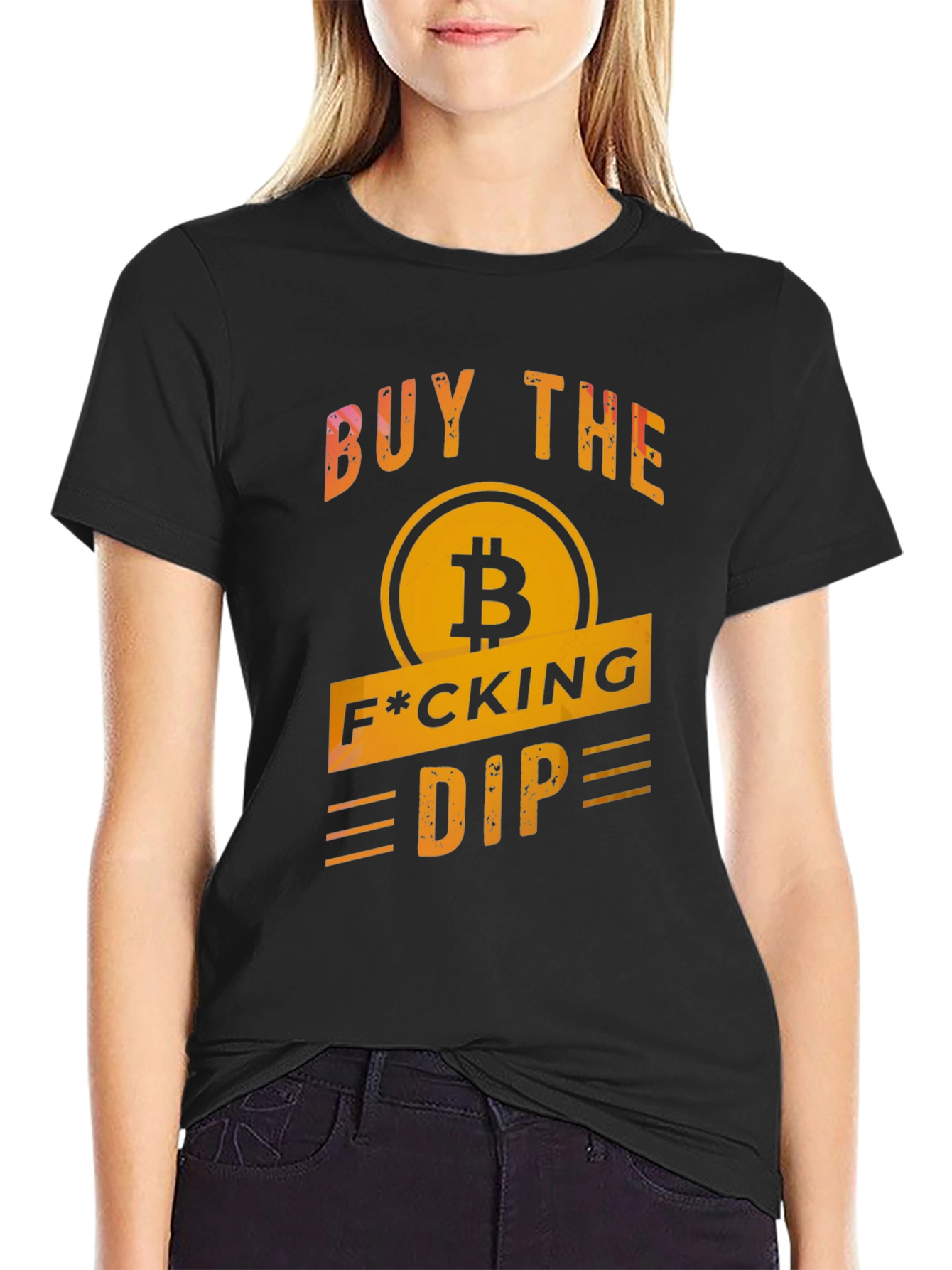 Bitcoin Crypto T-Shirt - Buy the Dip!
