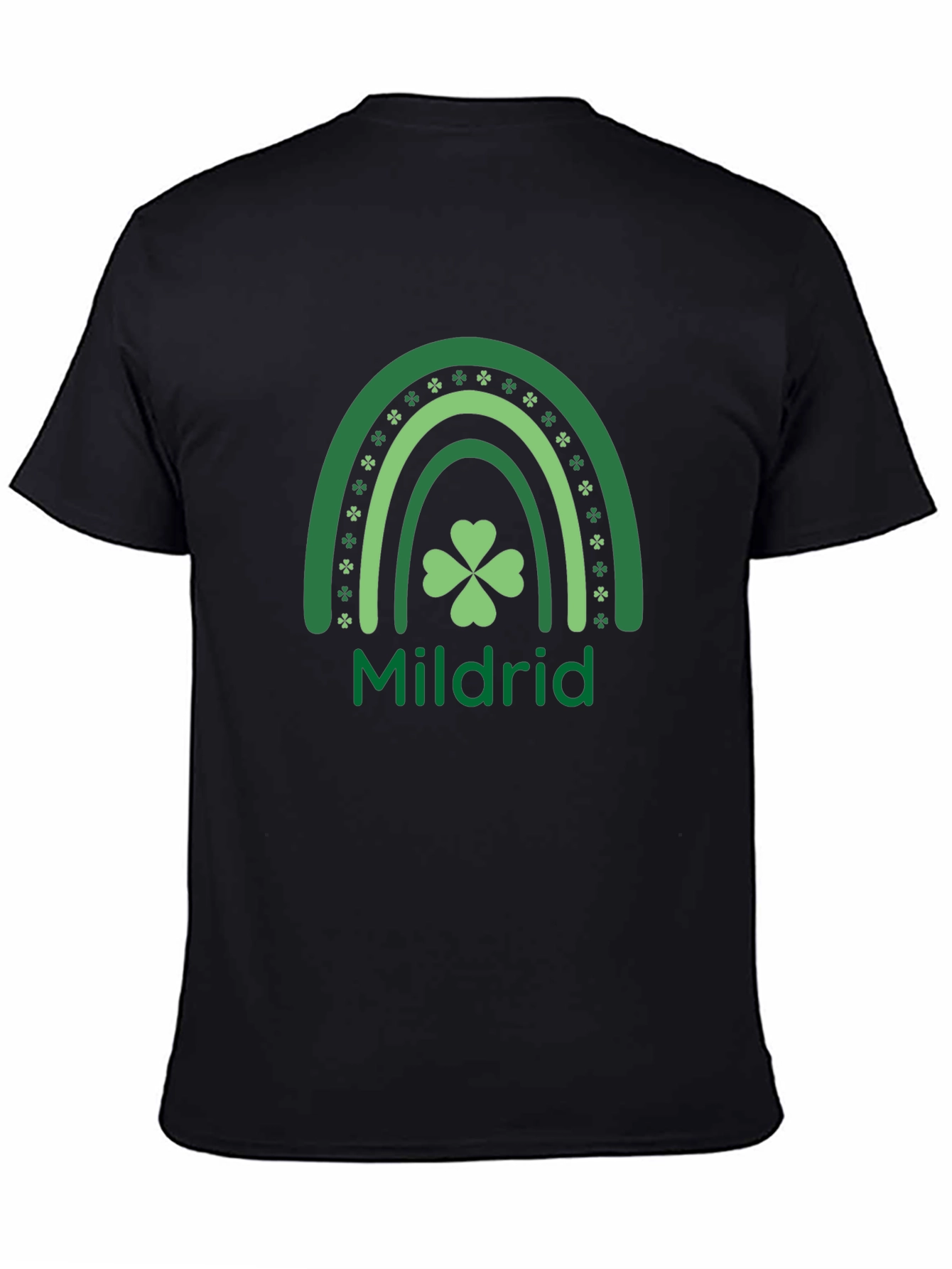 Mildrid St. Patricks Day Rainbow Shamrock T-Shirt