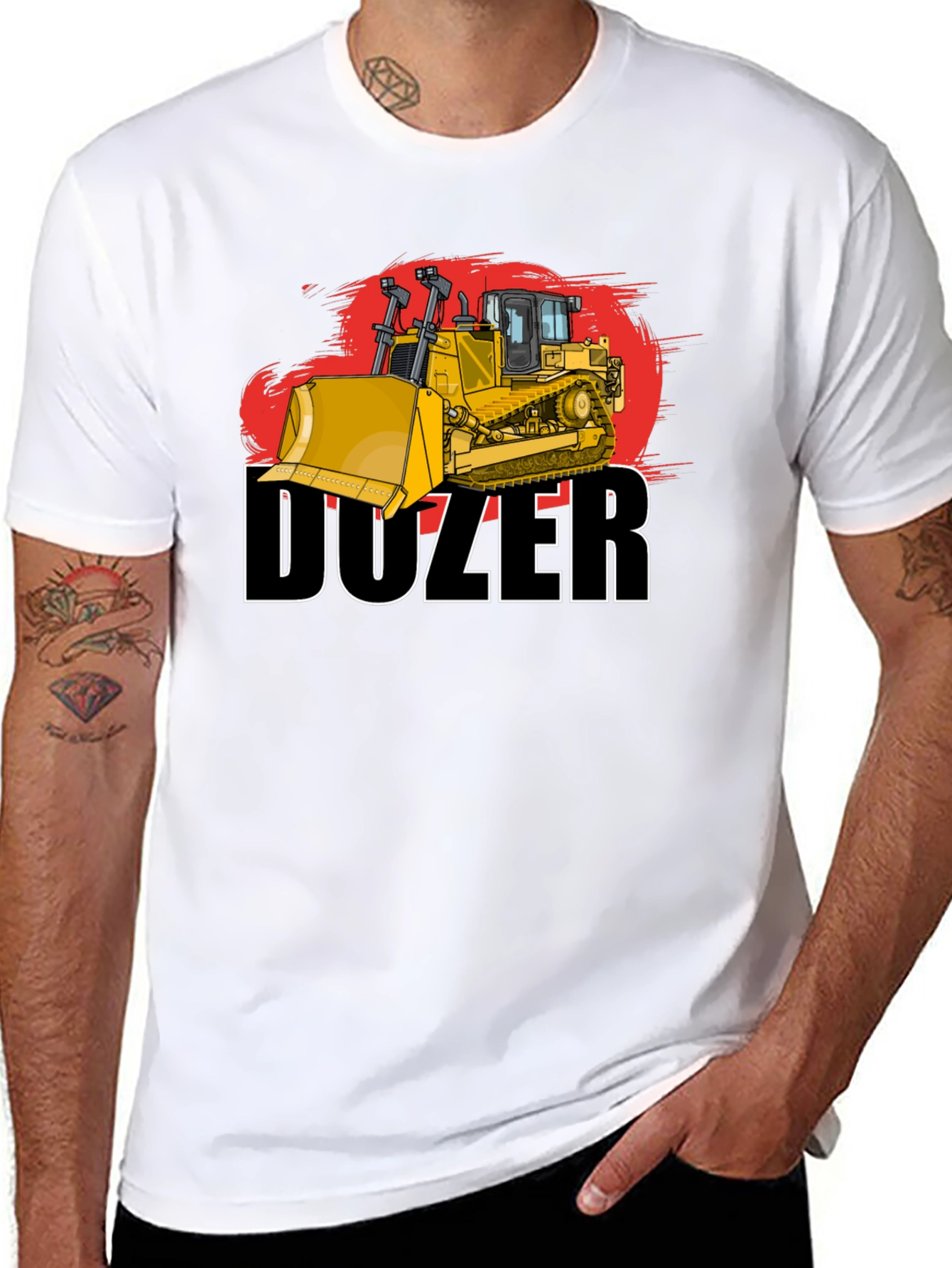 Doozer Construction Tee - Bulldozer Graphic T-Shirt