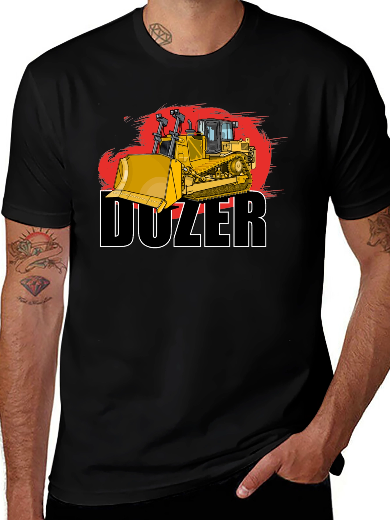 Doozer Construction Tee - Bulldozer Graphic T-Shirt