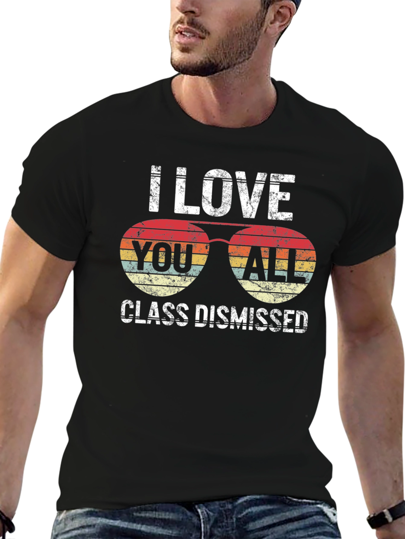 I Love You All Class Dismissed Graphic T-Shirt