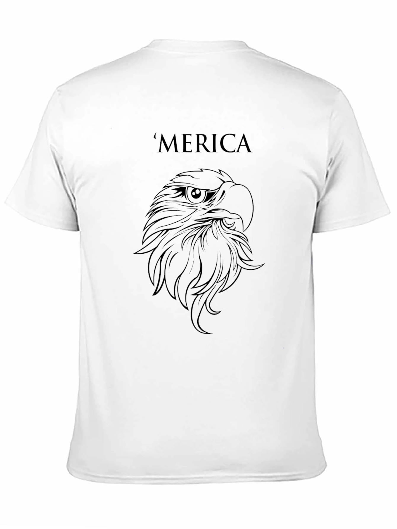 MERICA Eagle Graphic Black T-Shirt