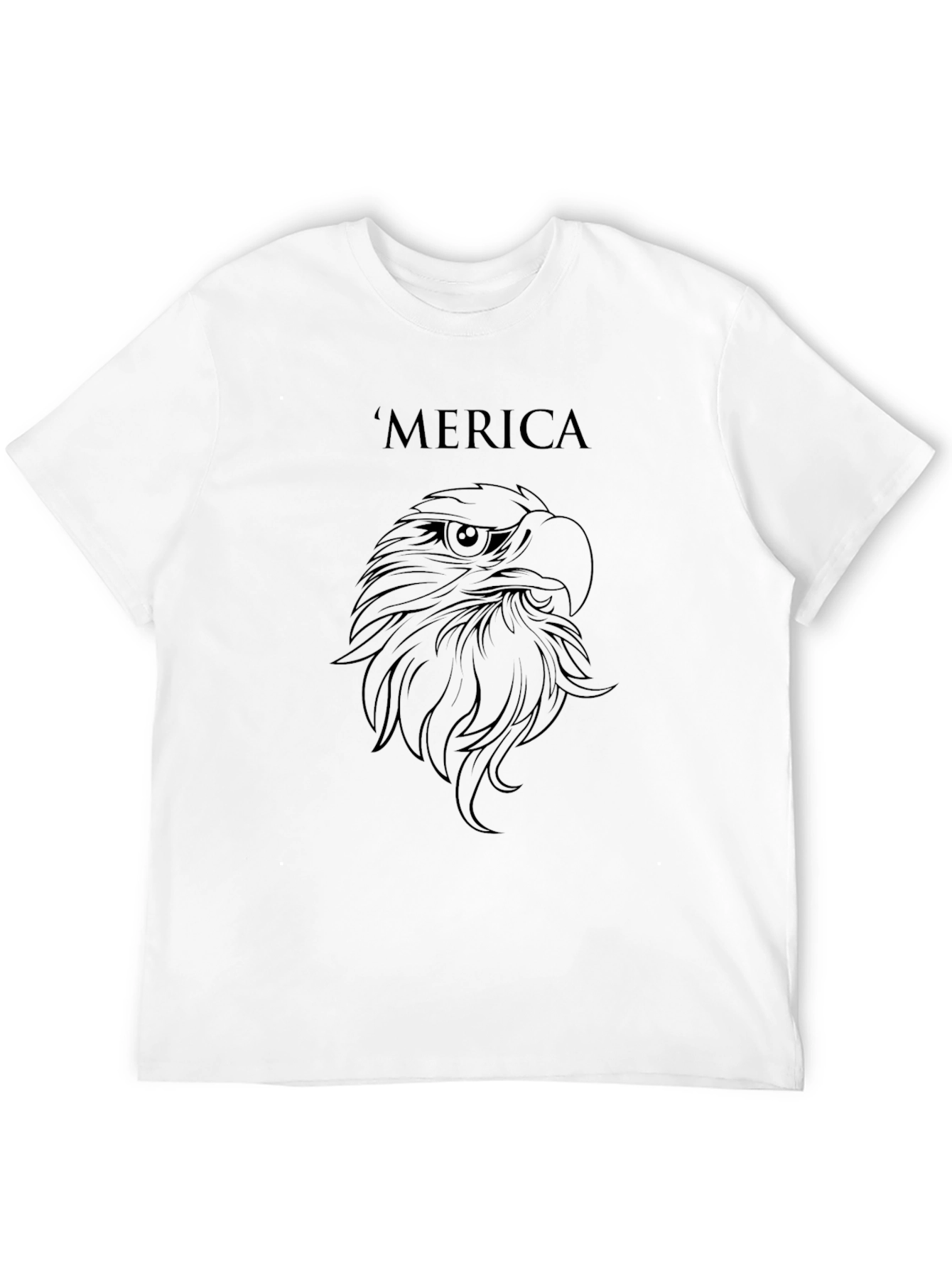 MERICA Eagle Graphic Black T-Shirt