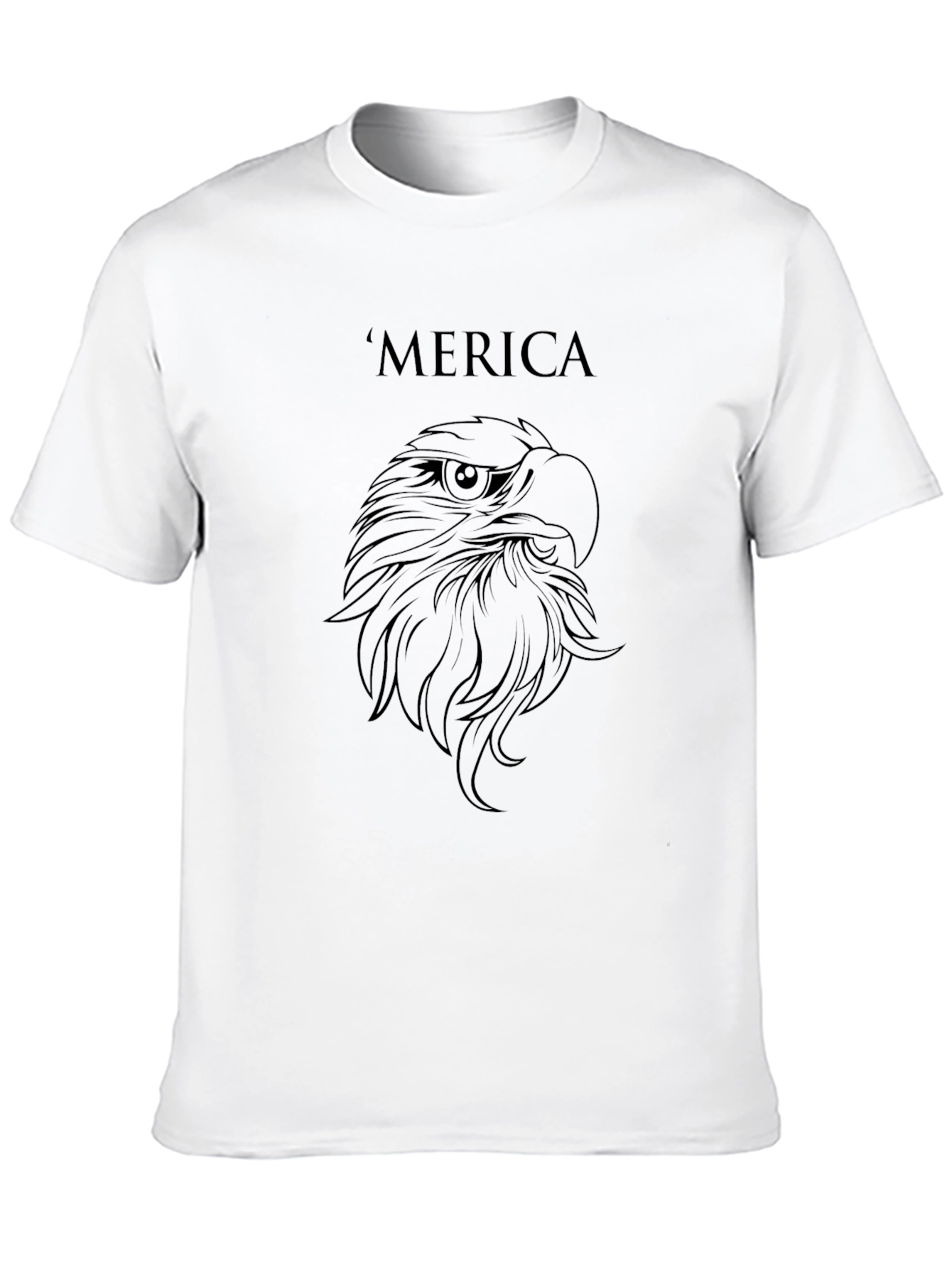 MERICA Eagle Graphic Black T-Shirt