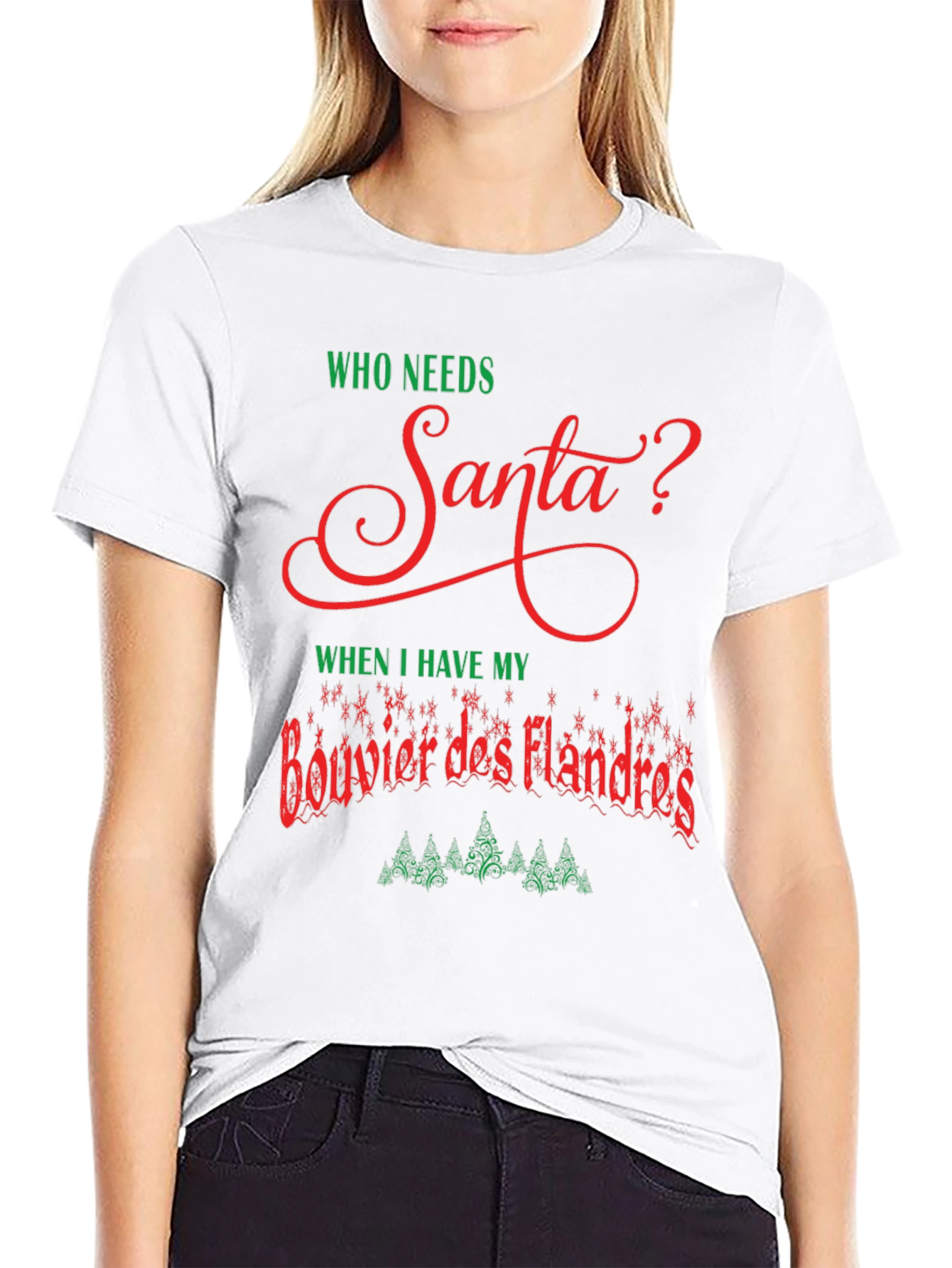 Funny Bouvier des Flandres Christmas T-Shirt