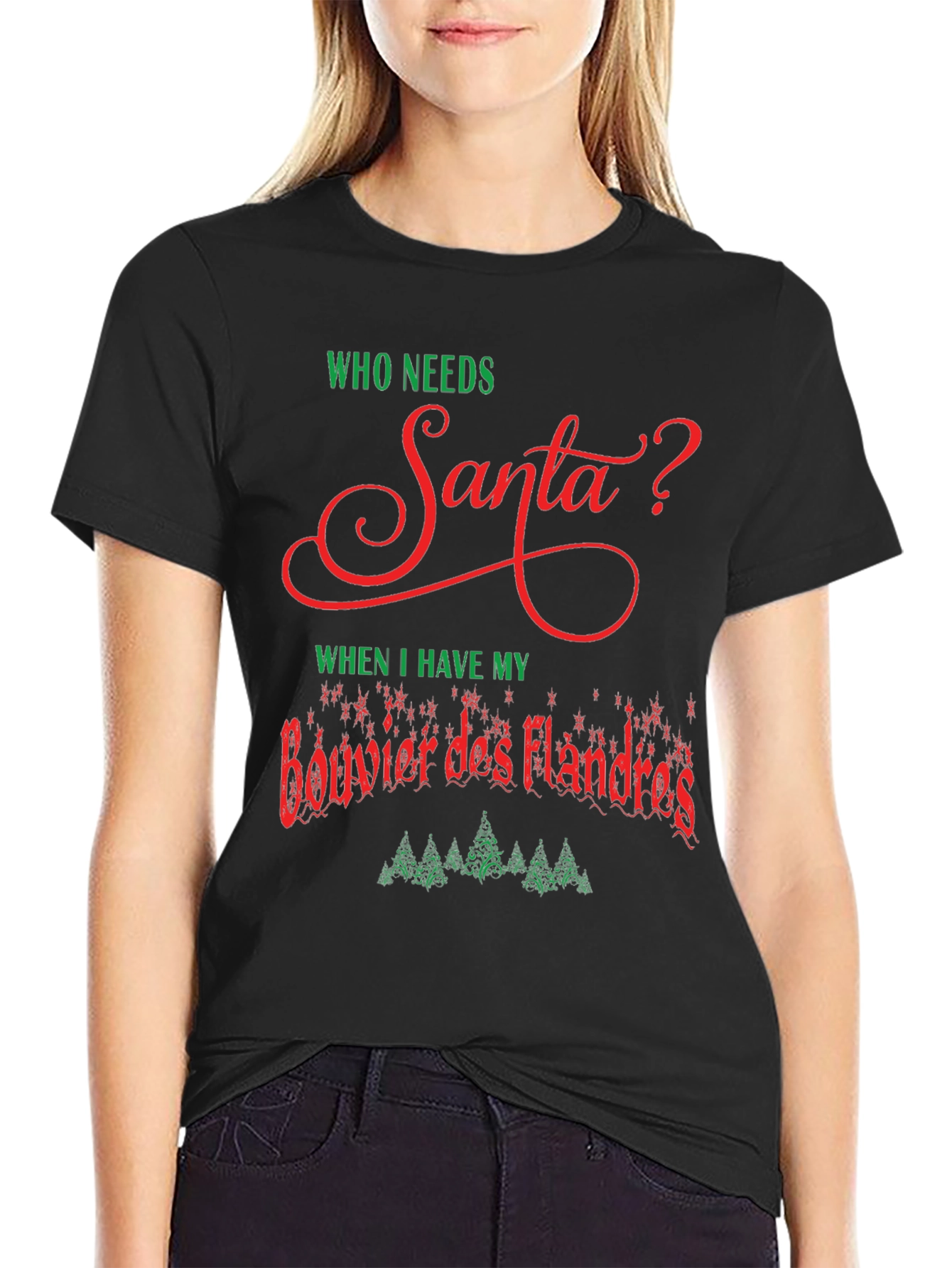 Funny Bouvier des Flandres Christmas T-Shirt
