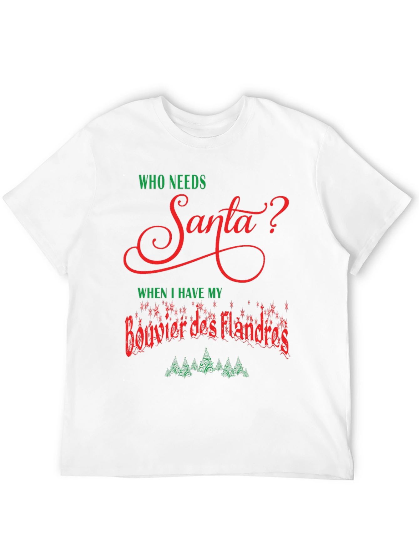 Funny Bouvier des Flandres Christmas T-Shirt