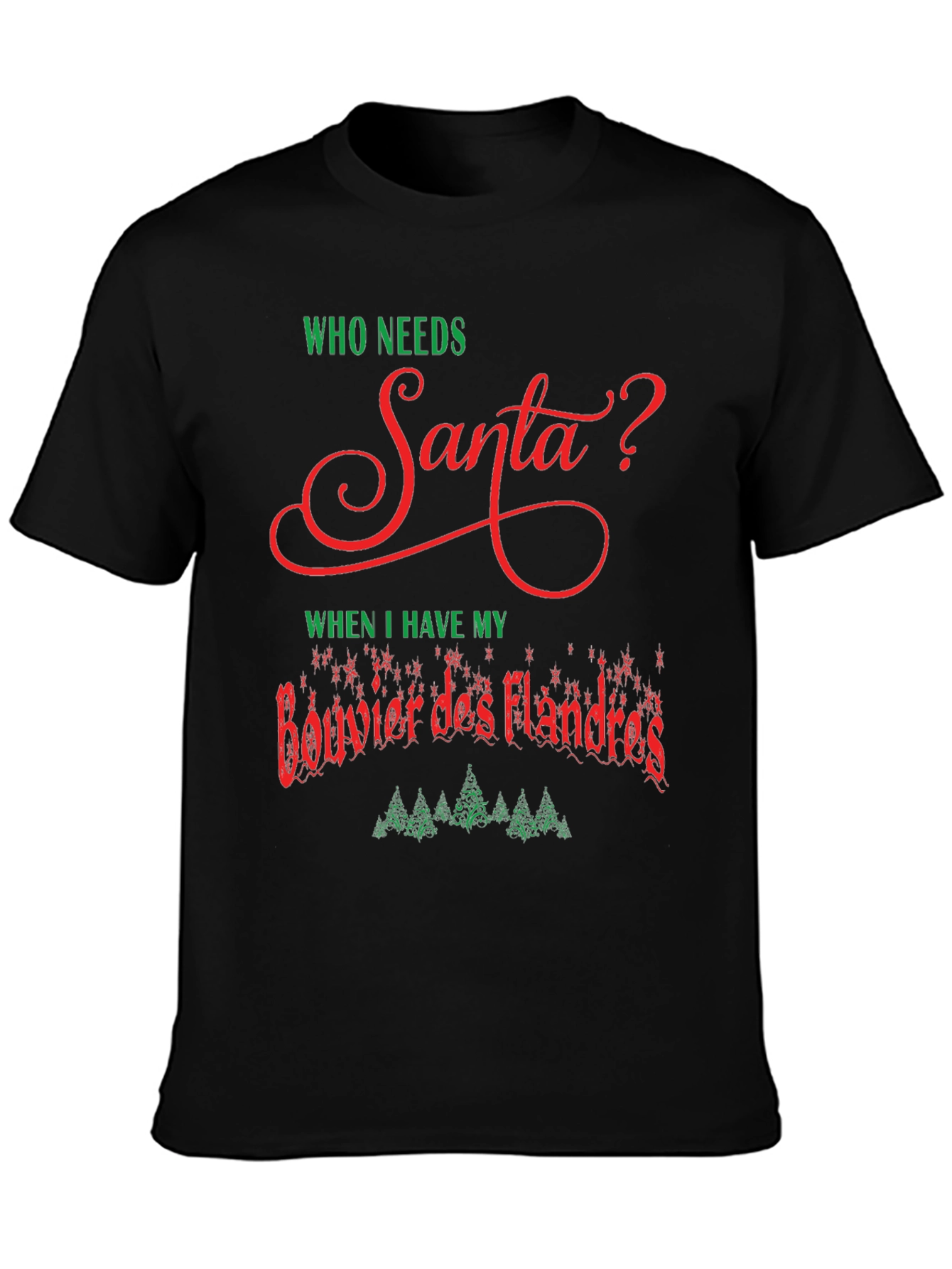 Funny Bouvier des Flandres Christmas T-Shirt