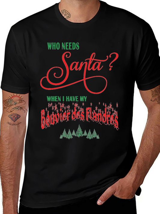 Funny Bouvier des Flandres Christmas T-Shirt
