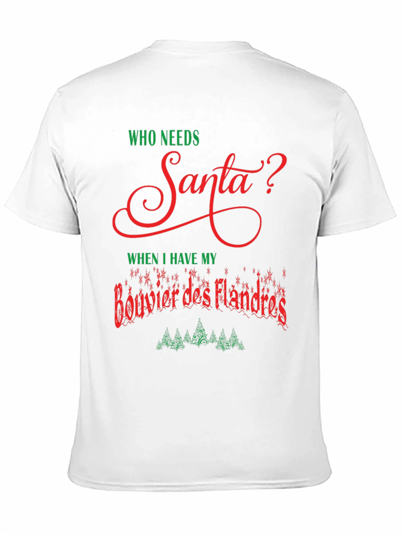 Funny Bouvier des Flandres Christmas T-Shirt