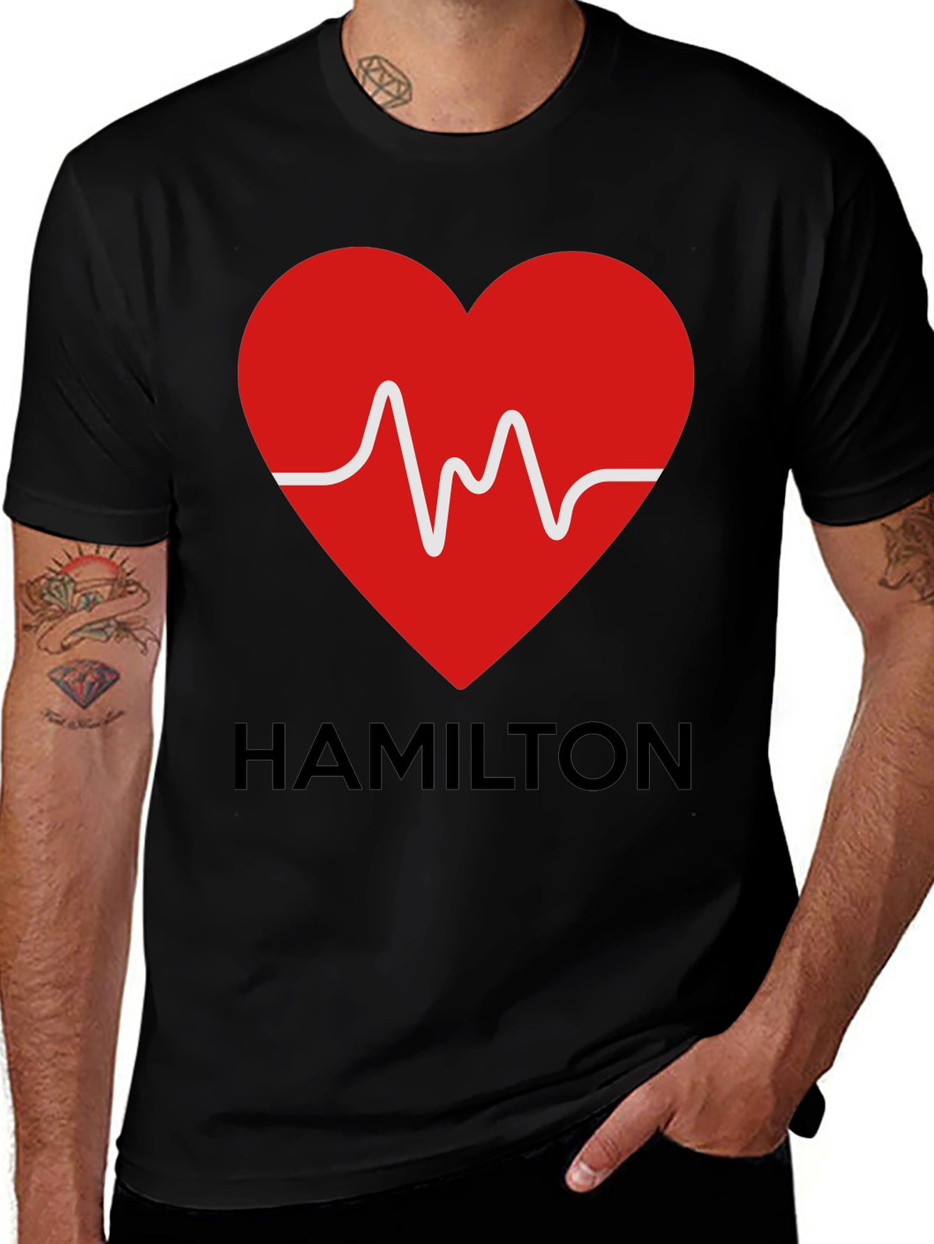 Hamilton Heartbeat T-Shirt - Motorsport Fan Apparel