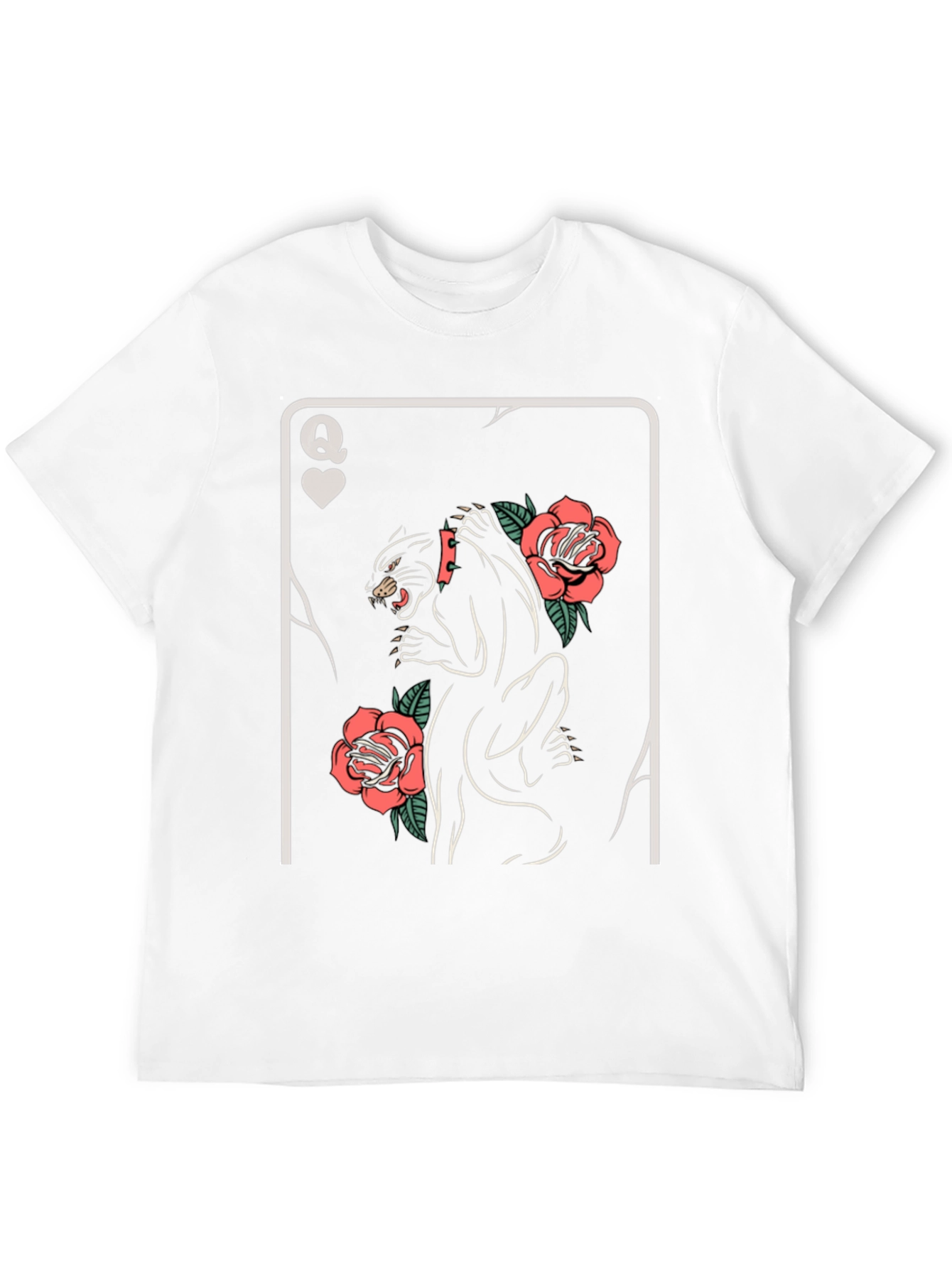 Queen of Hearts Panther T-Shirt