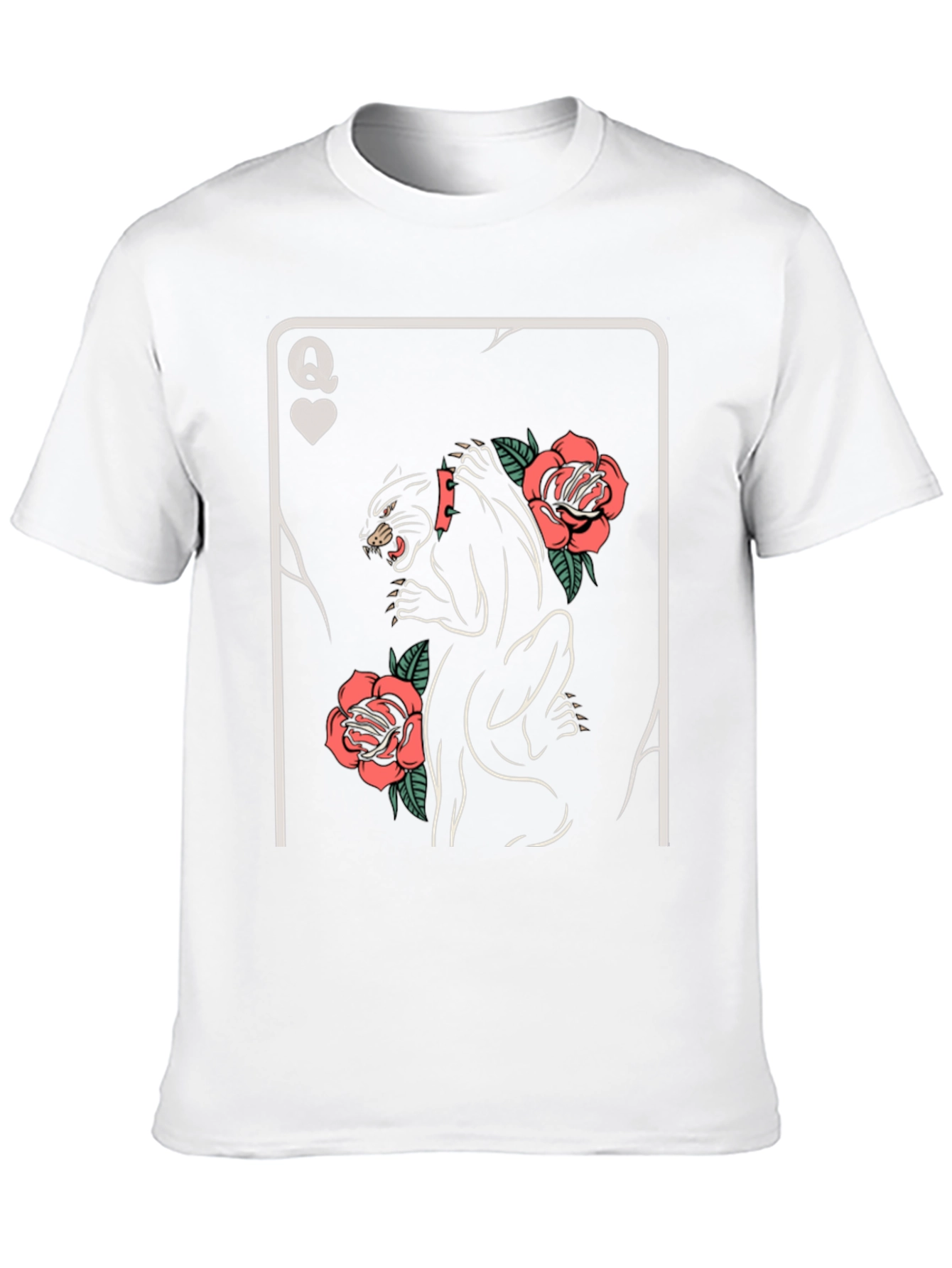 Queen of Hearts Panther T-Shirt