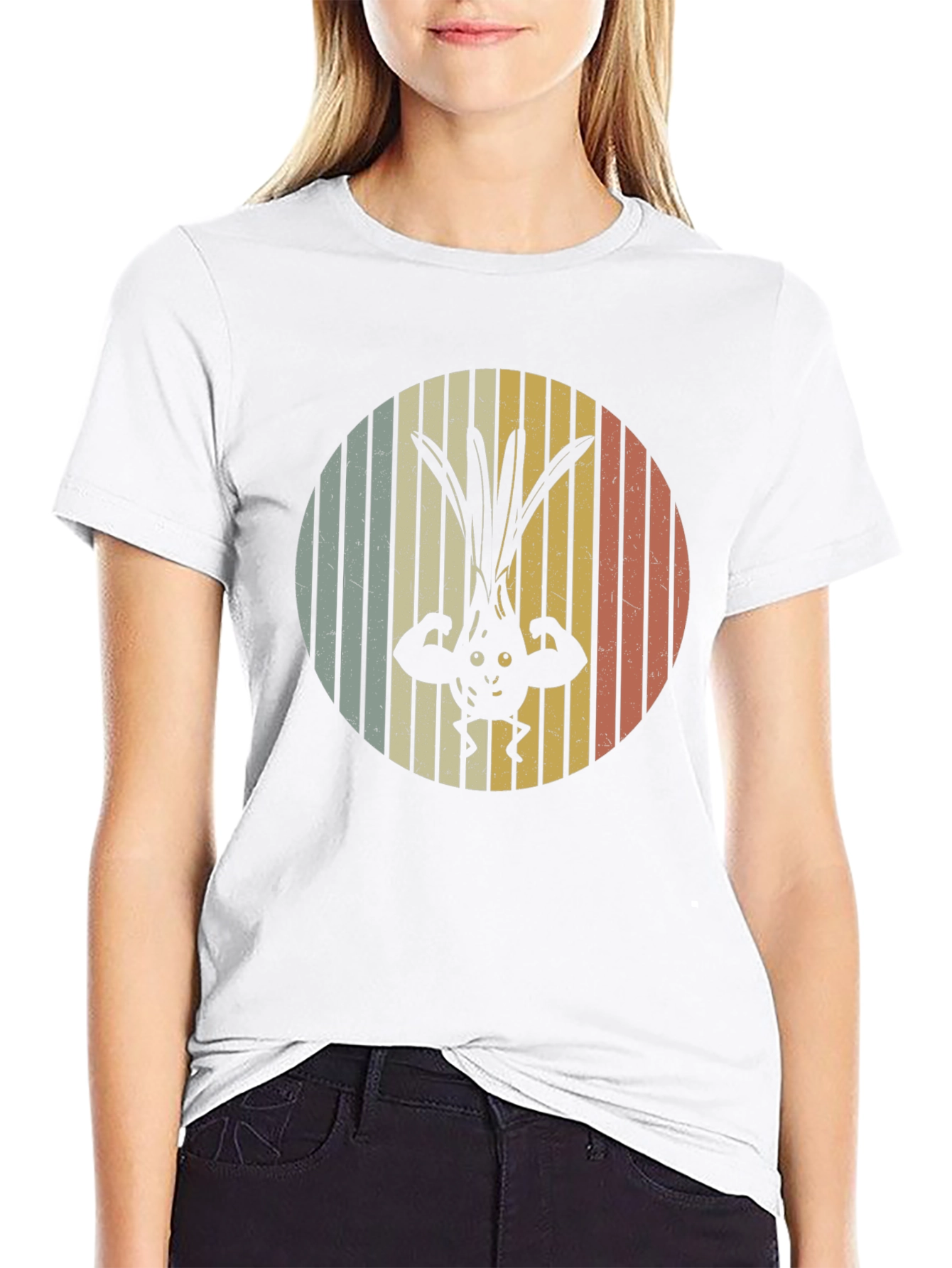 Retro Muscular Onion T-Shirt - Black