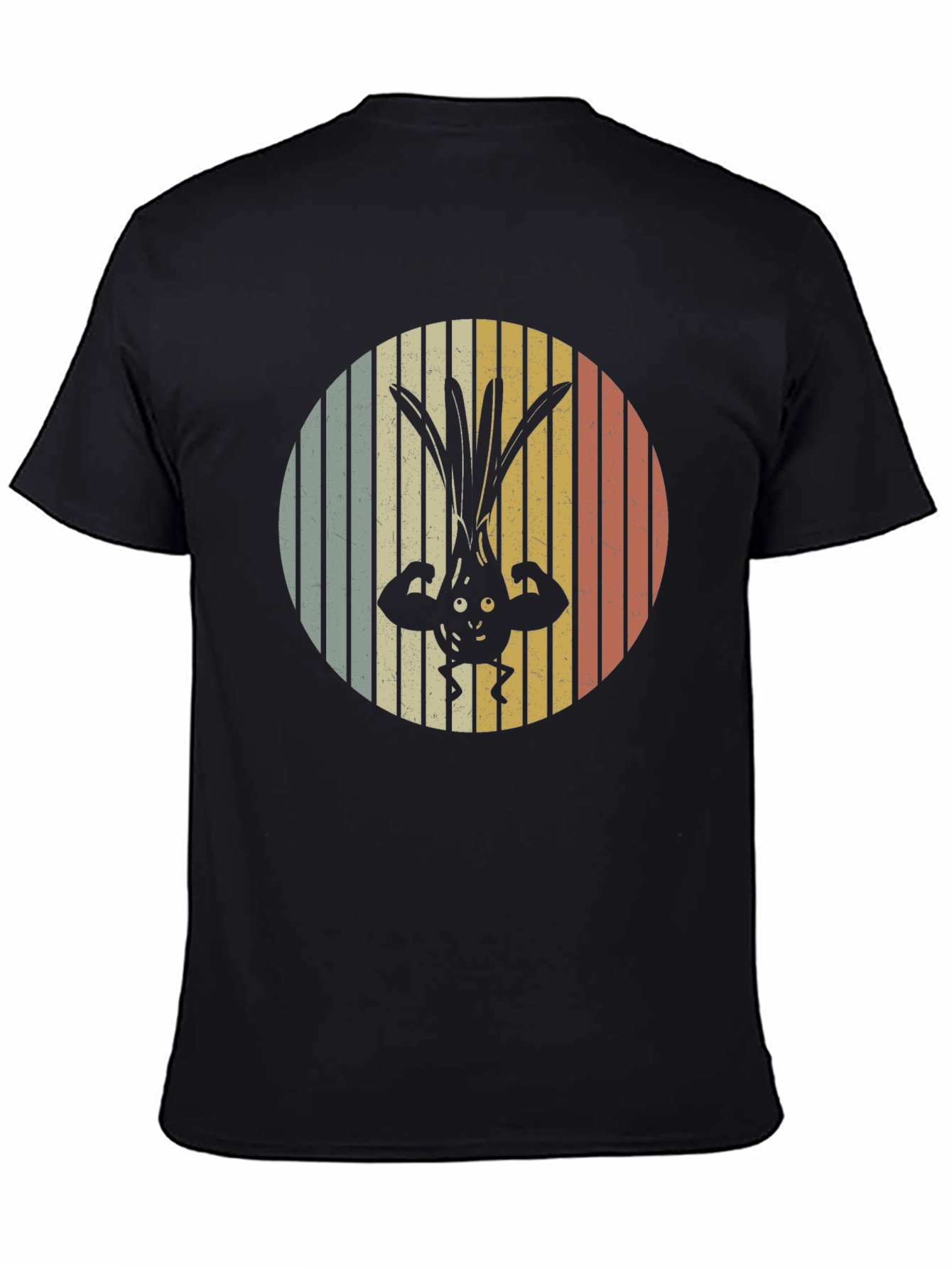 Retro Muscular Onion T-Shirt - Black