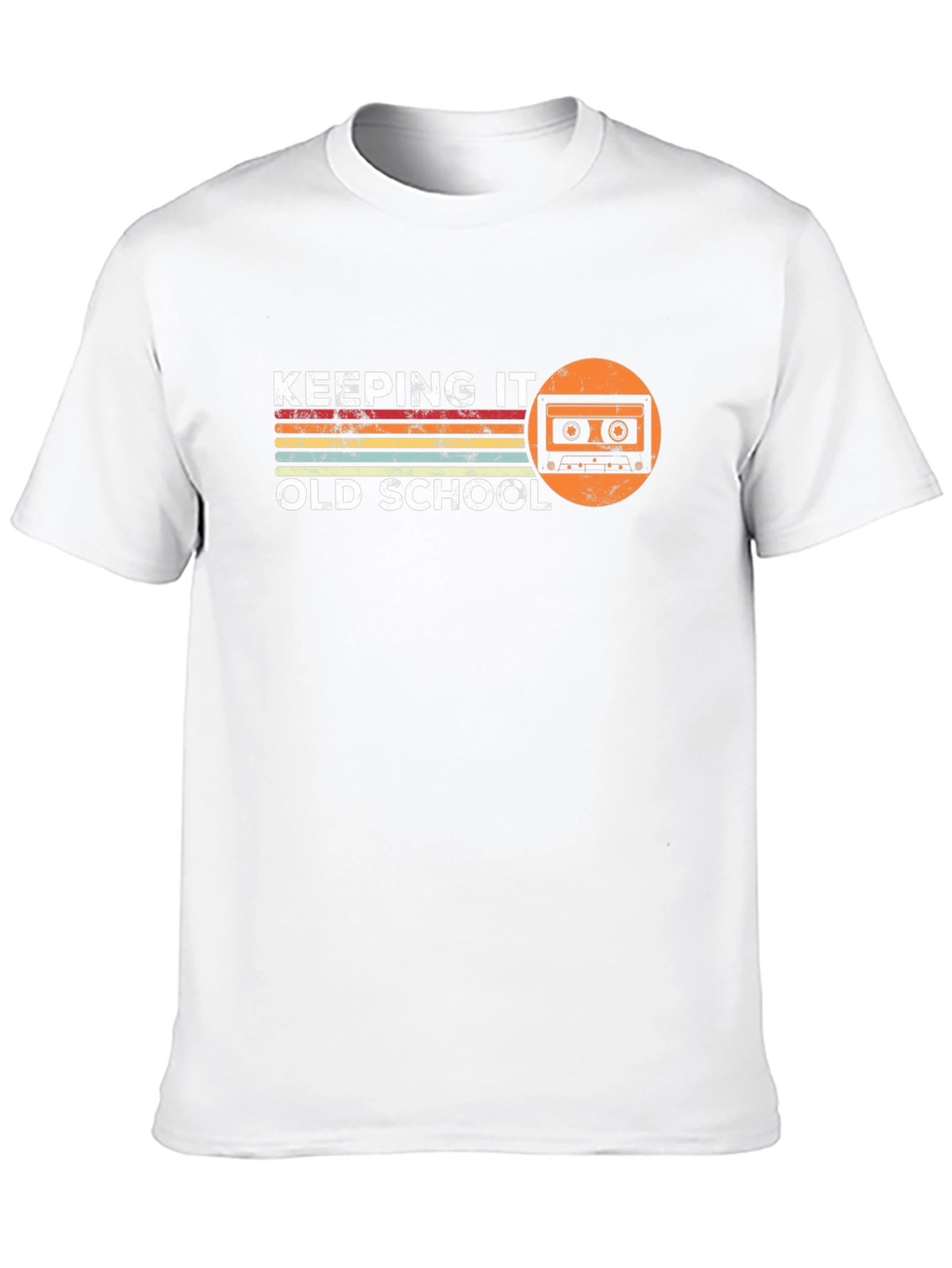 Keeping It Old School Cassette Tape Retro Graphic Tee