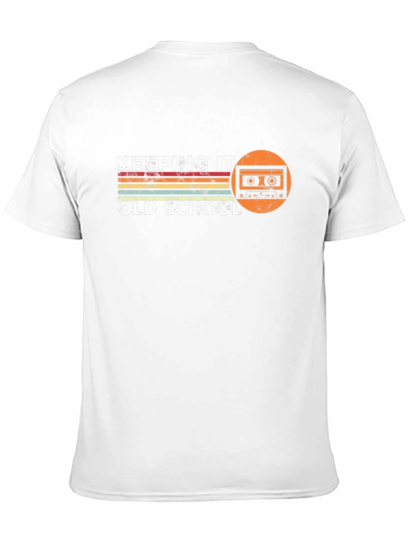 Keeping It Old School Cassette Tape Retro Graphic Tee