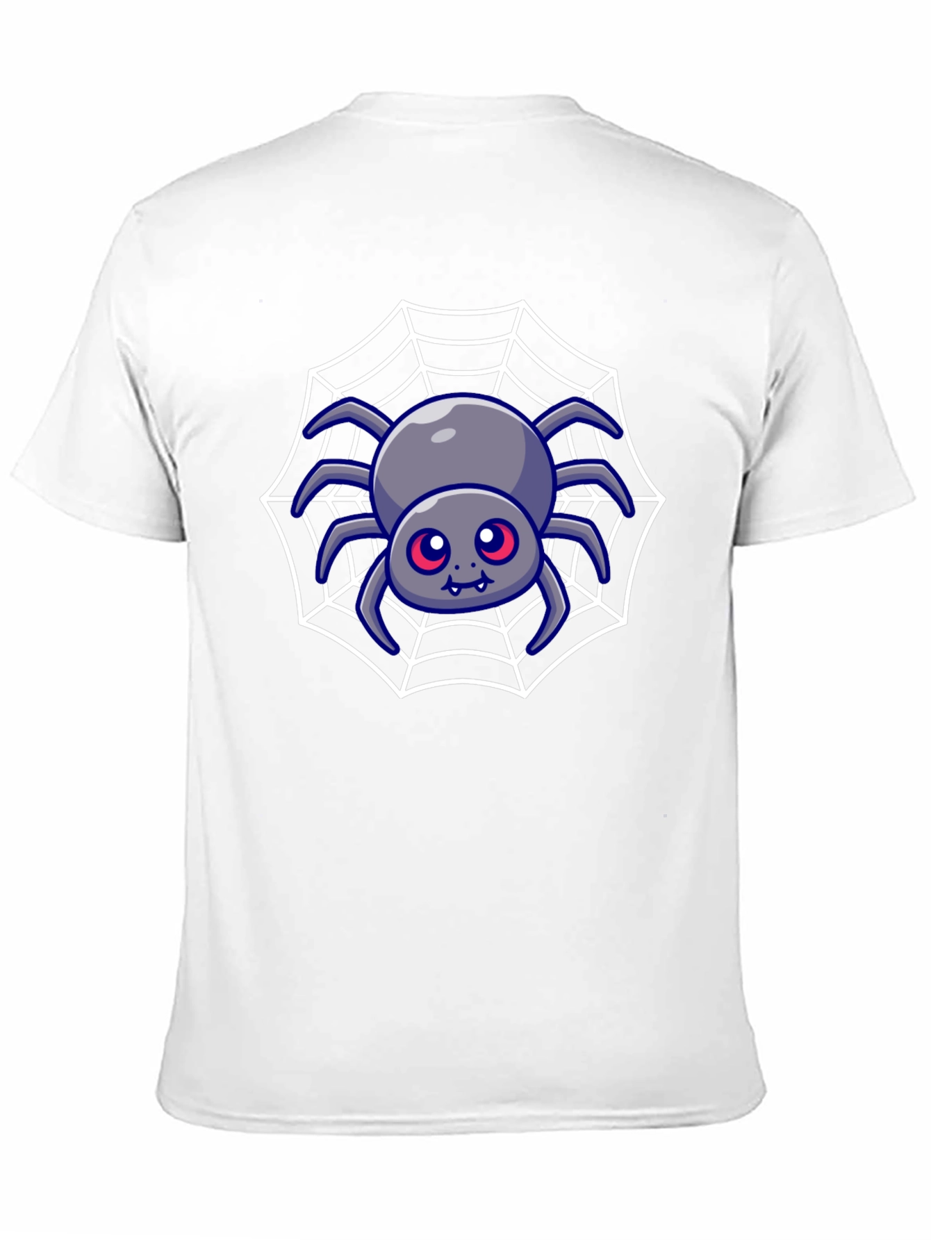 Spooky Spider Web Graphic Tee - Halloween Shirt