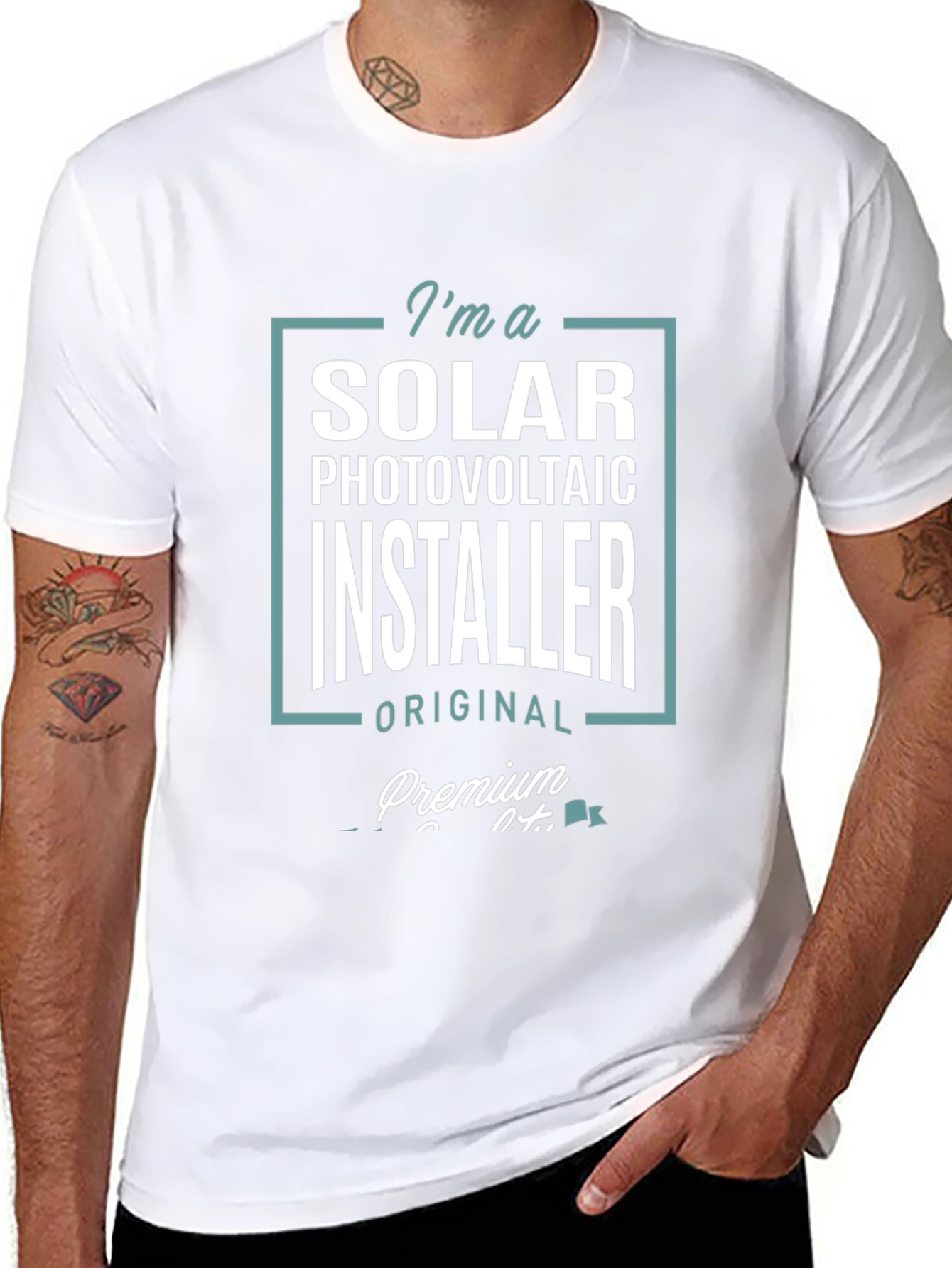 Solar Photovoltaic Installer T-Shirt - Premium