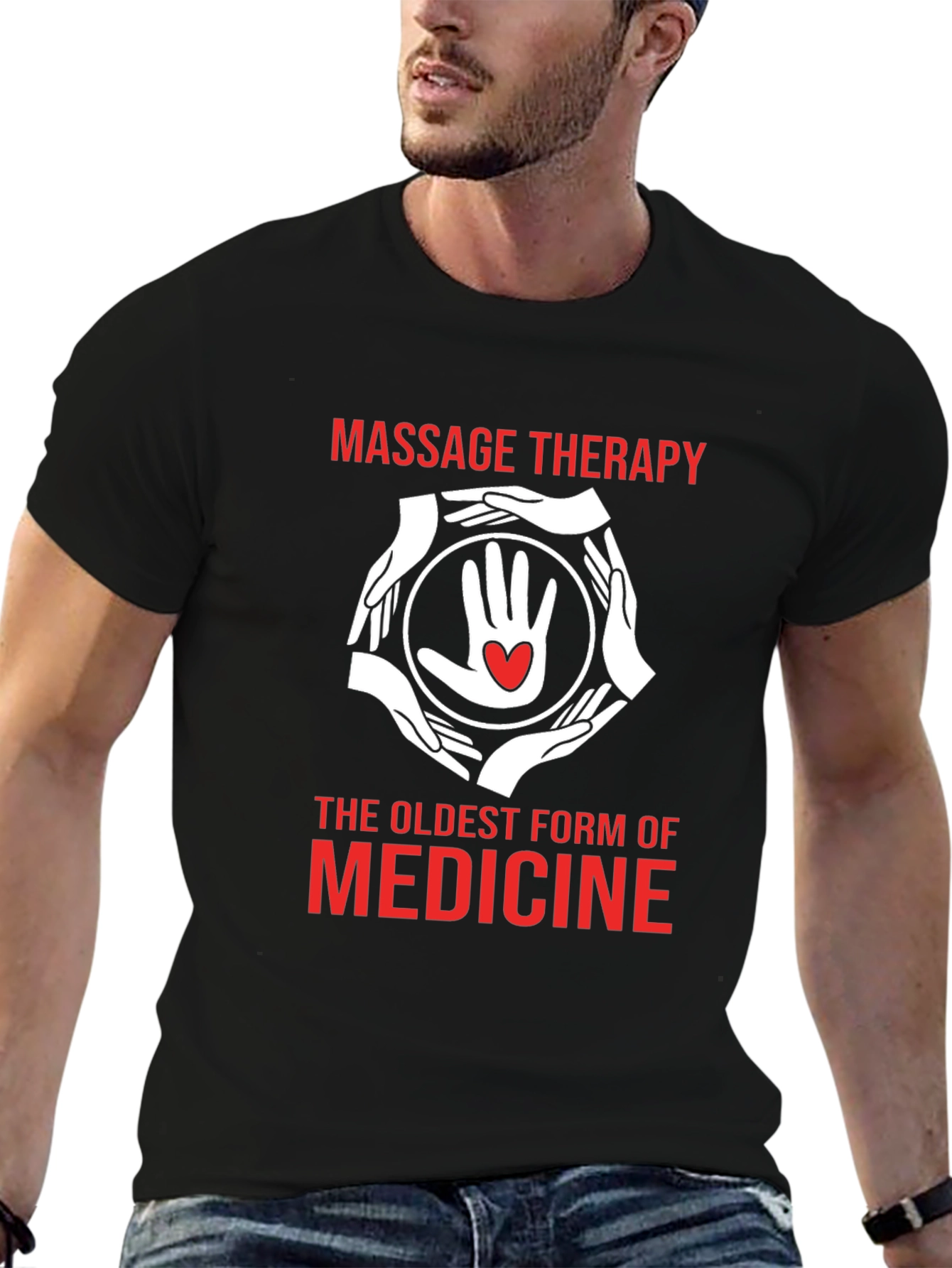 Massage Therapy T-Shirt: The Oldest Medicine