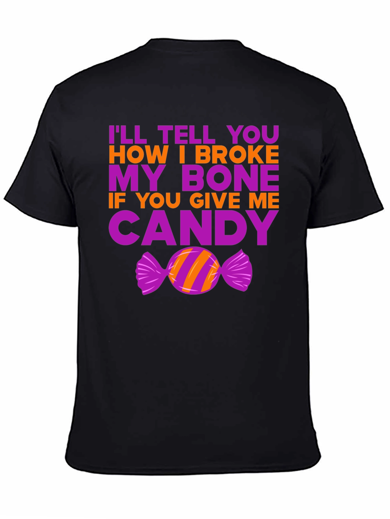 Funny Halloween Candy Bone T-Shirt