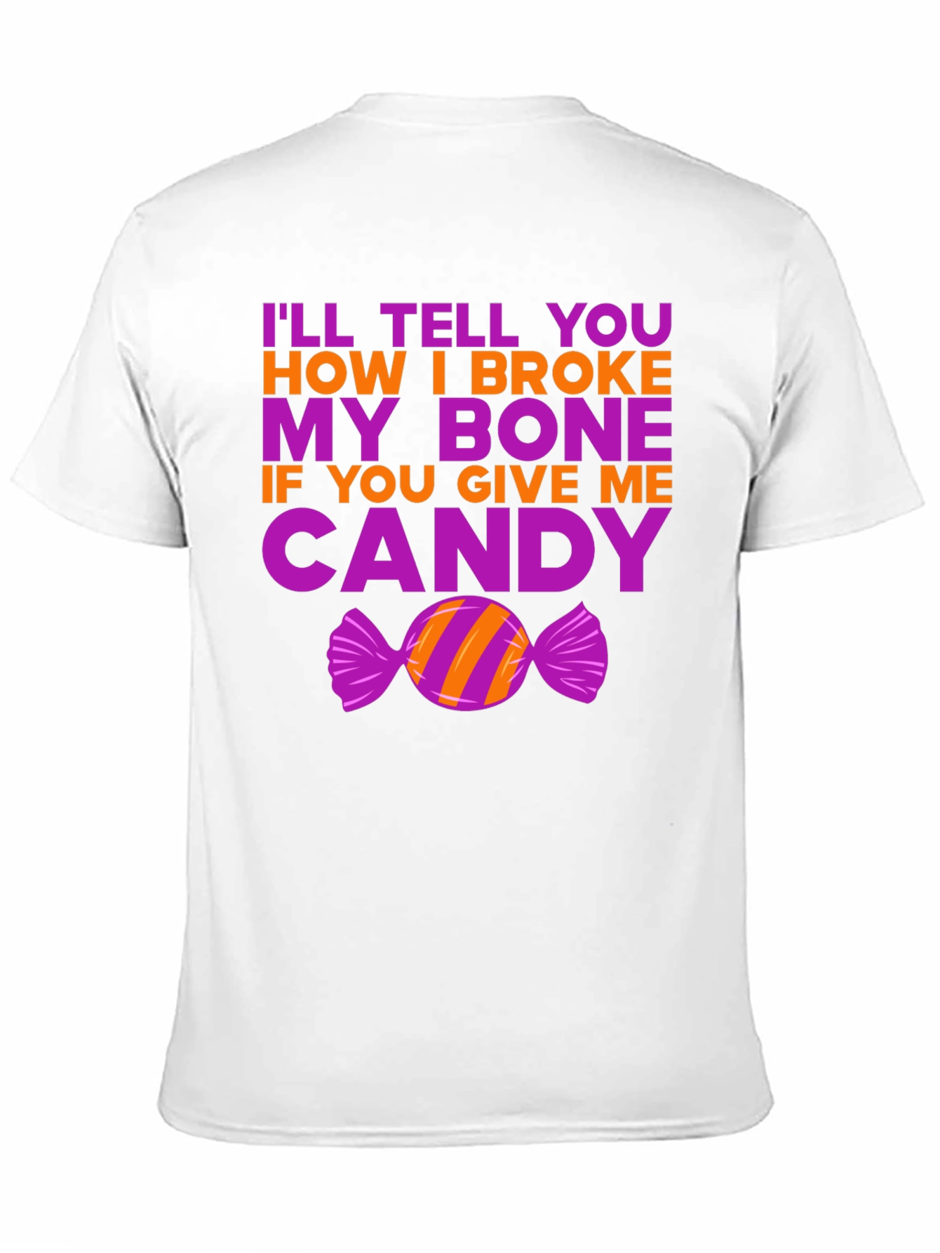 Funny Halloween Candy Bone T-Shirt
