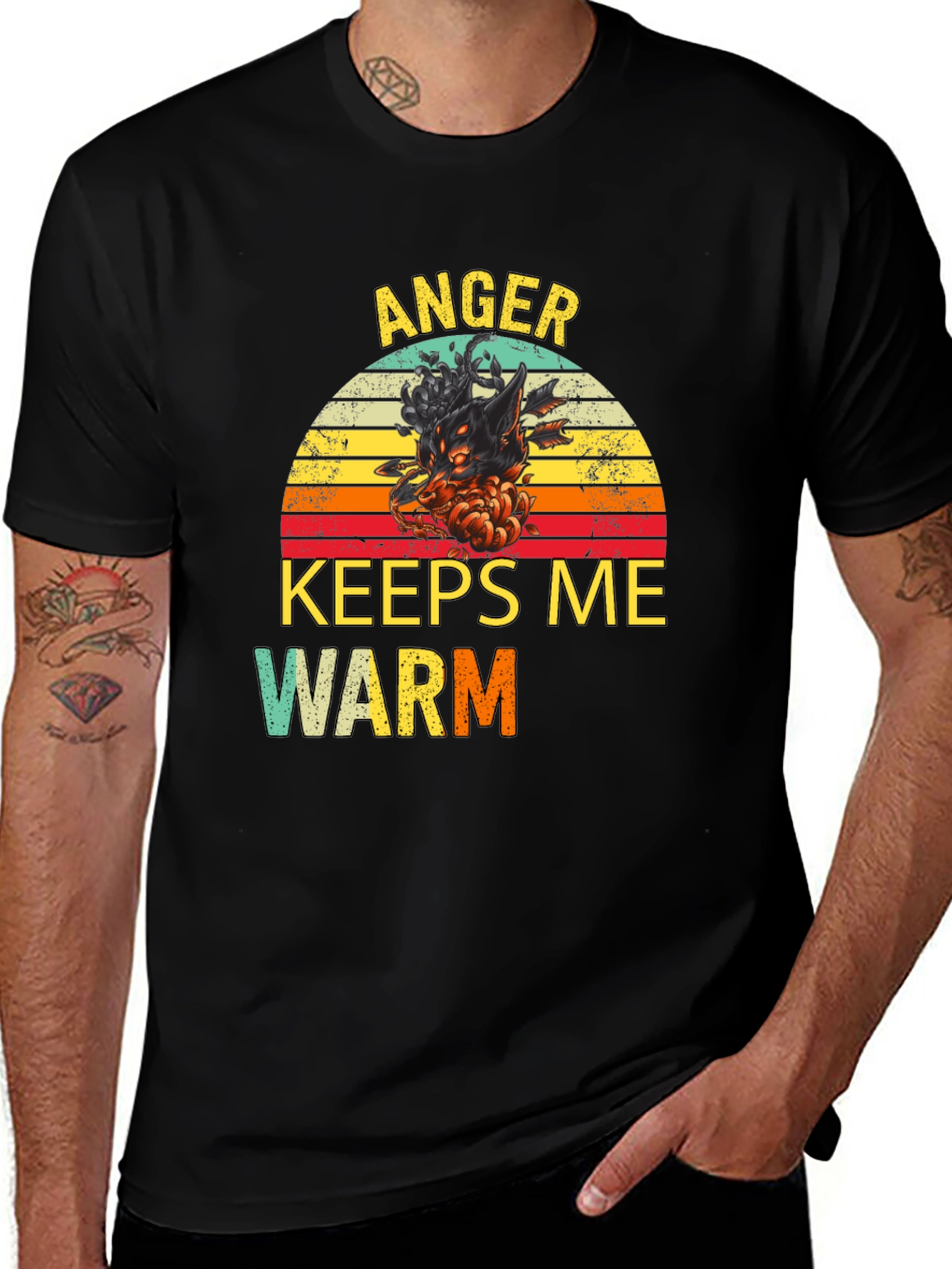 Anger Keeps Me Warm T-Shirt